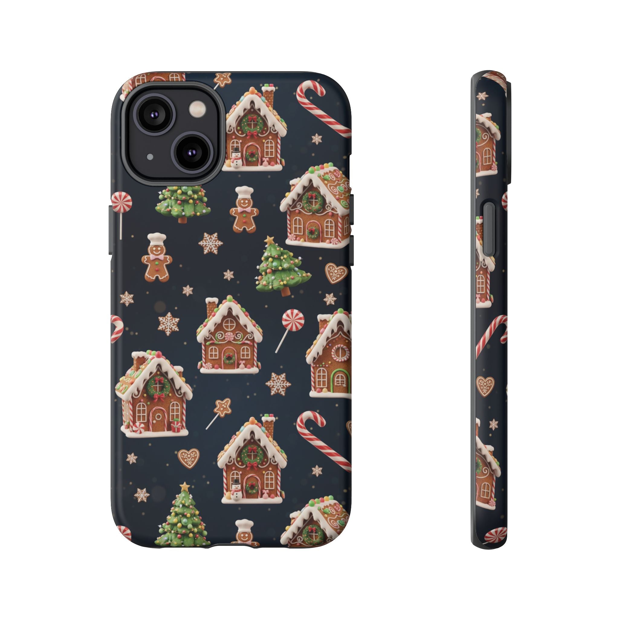 3D Gingerbread House Christmas Phone Case | Premium Holiday Gift Cover for iPhone 17, iPhone, and Samsung Galaxy Gift for Her or Him