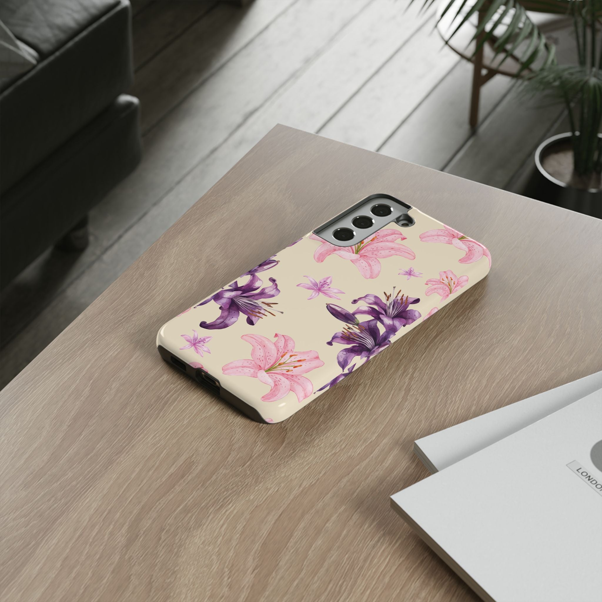 Blooming Tiger Lily Phone Case - Compatible with iPhone, Samsung, and Pixel | Stylish Protective Cover Gift for Her Perfect for Floral Lover