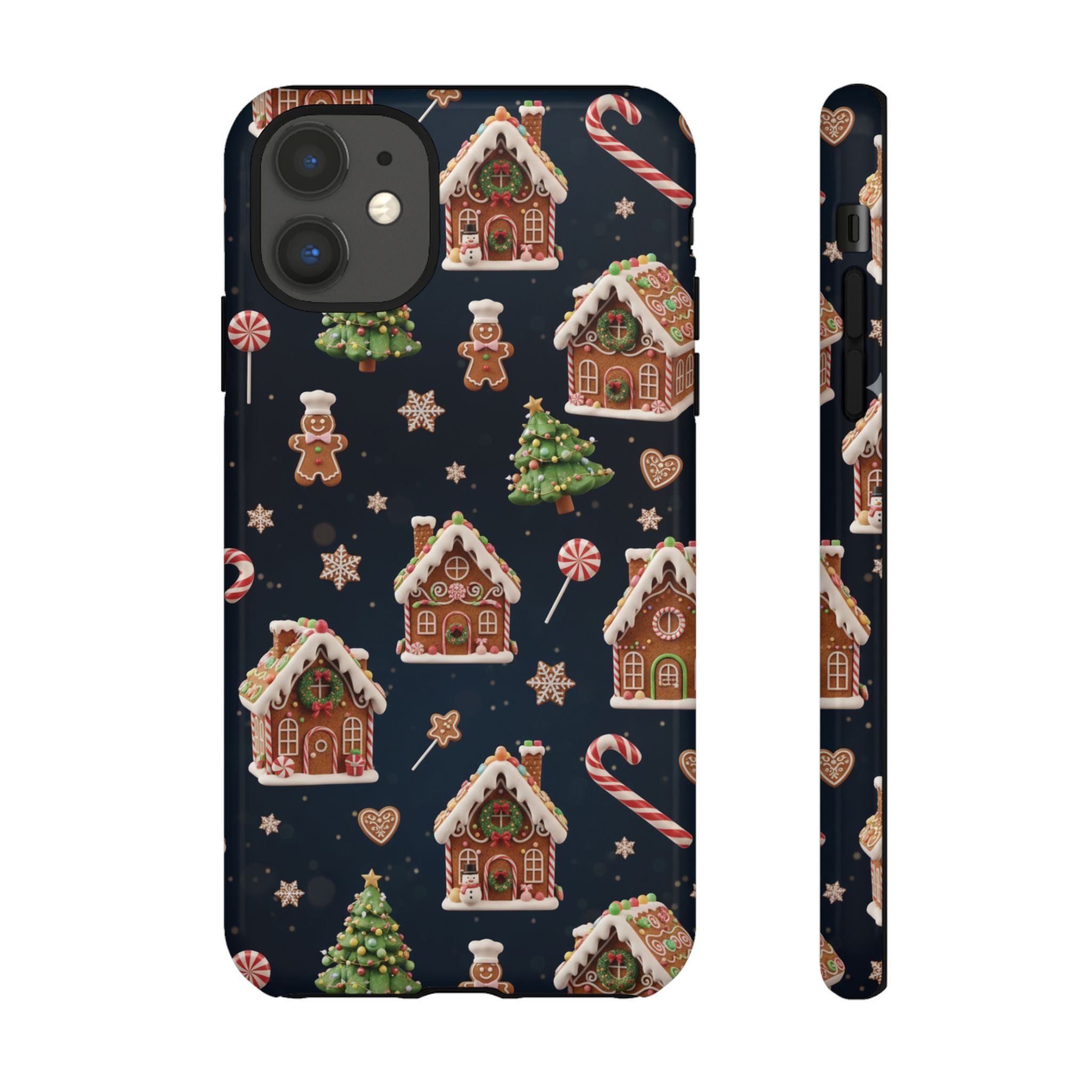 3D Gingerbread House Christmas Phone Case | Premium Holiday Gift Cover for iPhone 17, iPhone, and Samsung Galaxy Gift for Her or Him