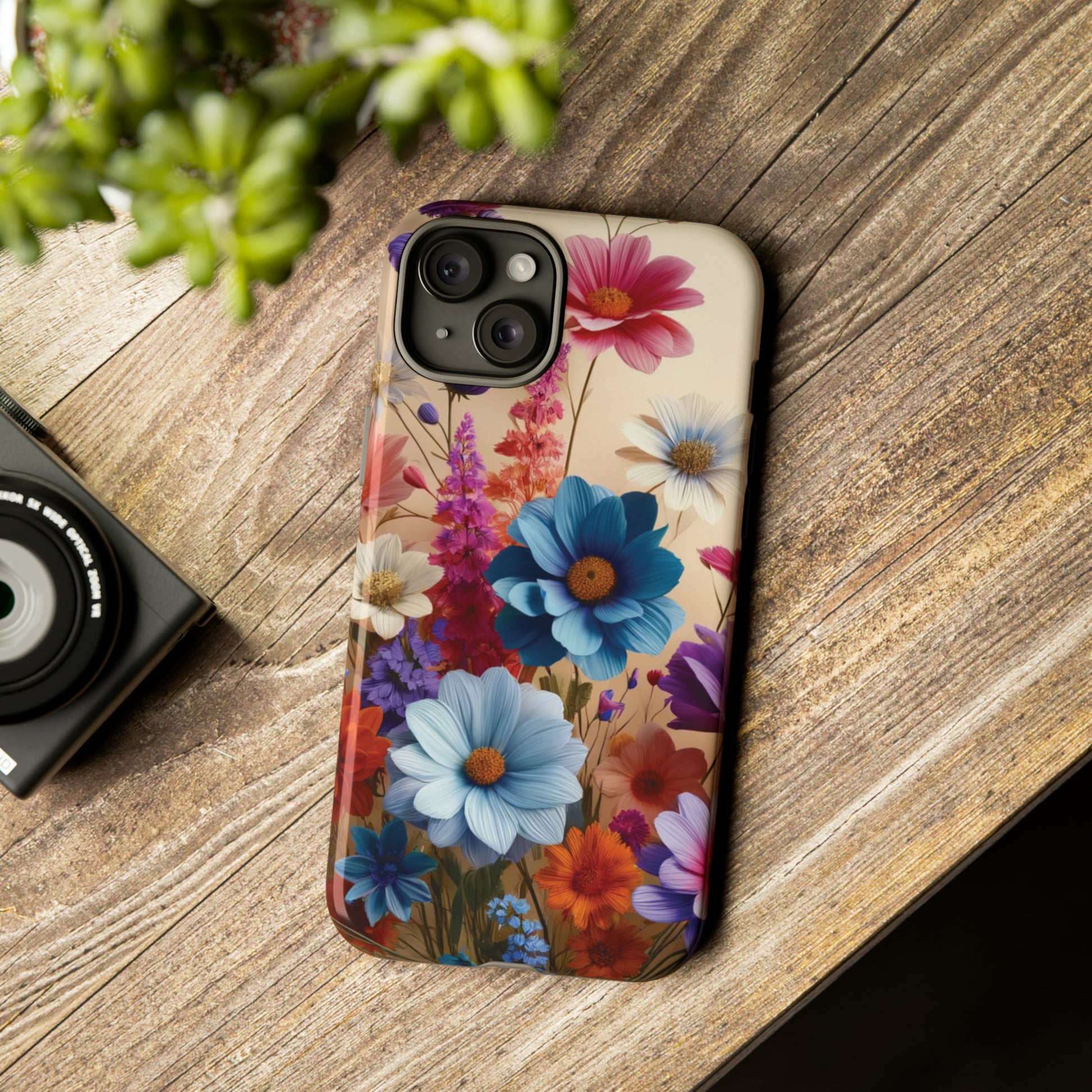 Best Phone Case Floral 3D Illusion Luxury Tough Case Floral Elegant Durable Stylish for Modern Devices iPhone 15, Samsung iPhone Samsung Accessory Gift for Her.