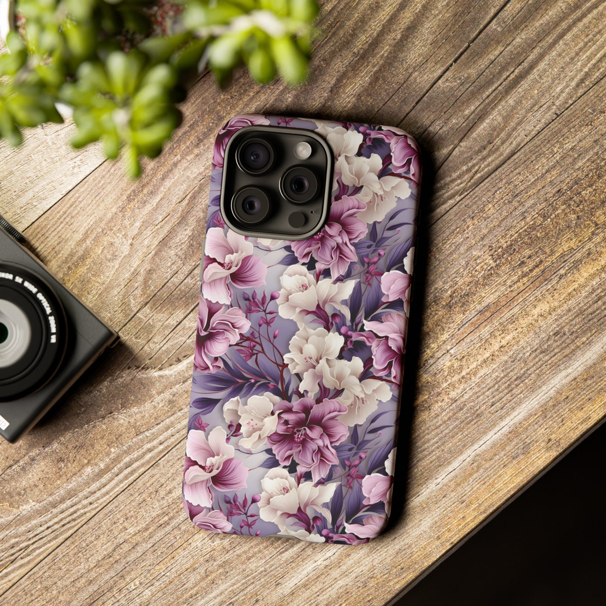 Lavender Flowers Protective Phone Case Gift for Her Phone 15, Samsung iPhone Samsung Gift for Her Case iPhone 15, Samsung