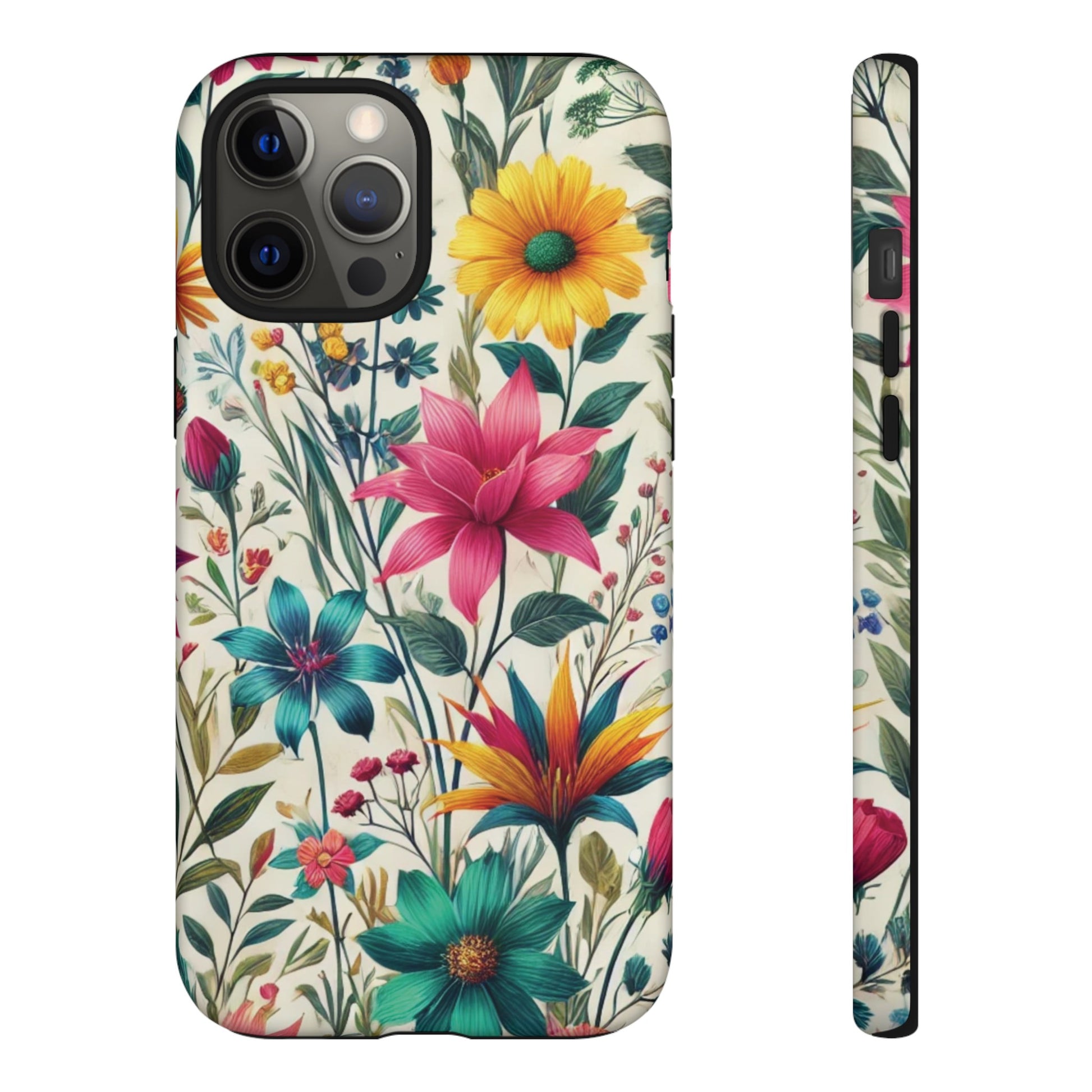 Wildflowers Boho Chic Design Phone Case - Stylish, Protective Cover for All Models Gift for Mom Accessory Gift for Her