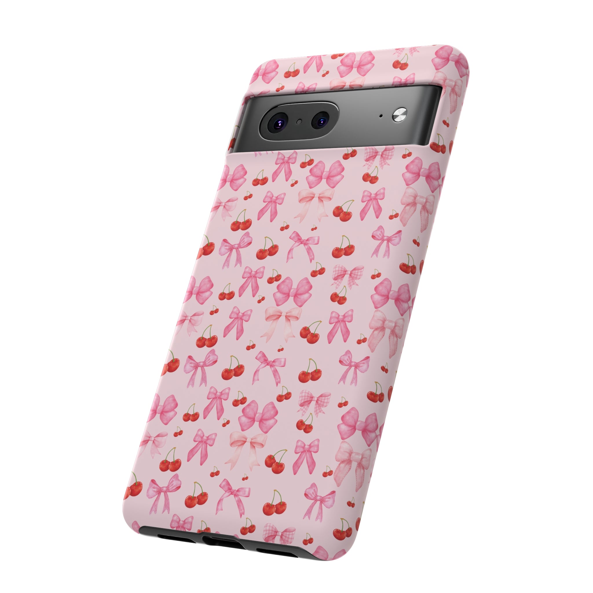 Coquette phone case Cherry Coquette Ribbon Bow iPhone Case Fruity, Girly Gift for Her Phone 15, Samsung iPhone Samsung Gift for Her Case iPhone 15, Samsung iPhone Samsung Accessory Gift for Her.