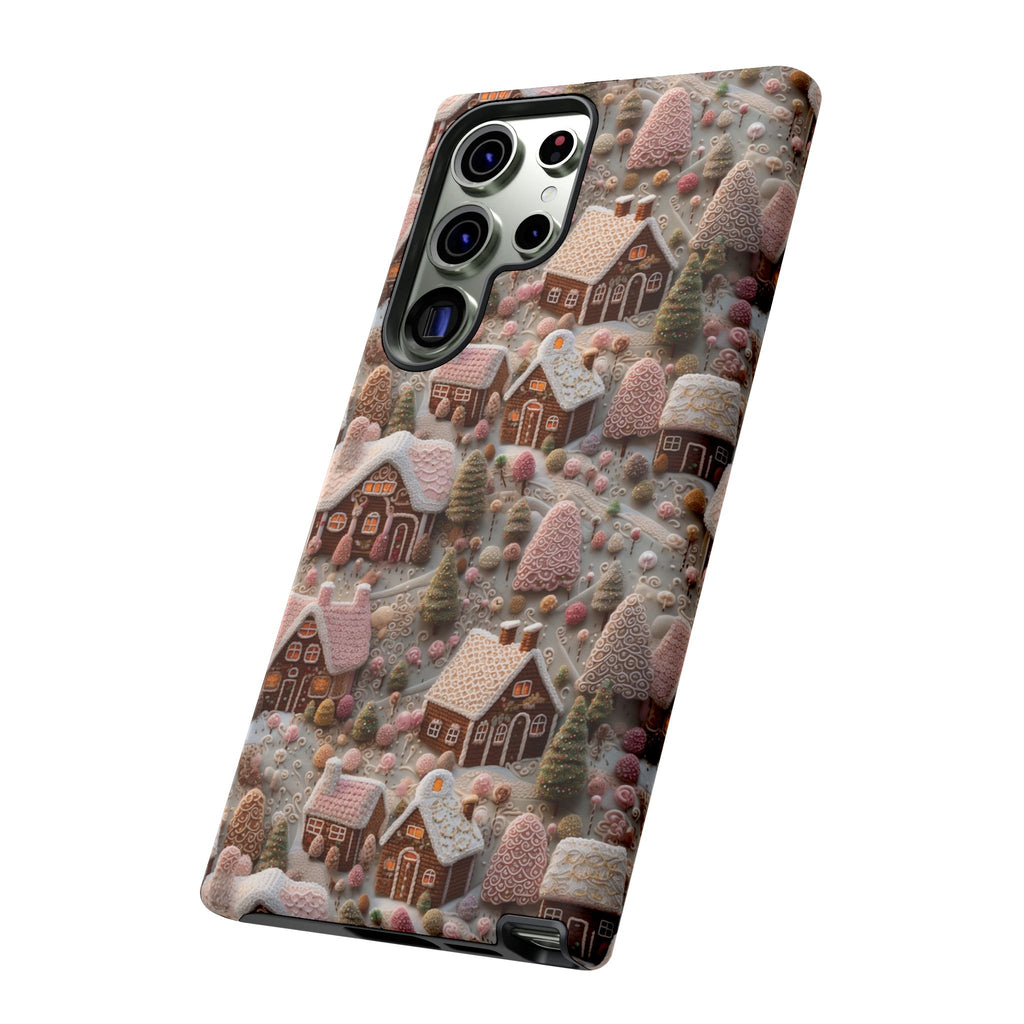 Gingerbread House 3D Phone Case Durable for iPhone Samsung Gift iPhone 15, 14, 13 Samsung Pixel Gift for Mom Accessory Gift for Her