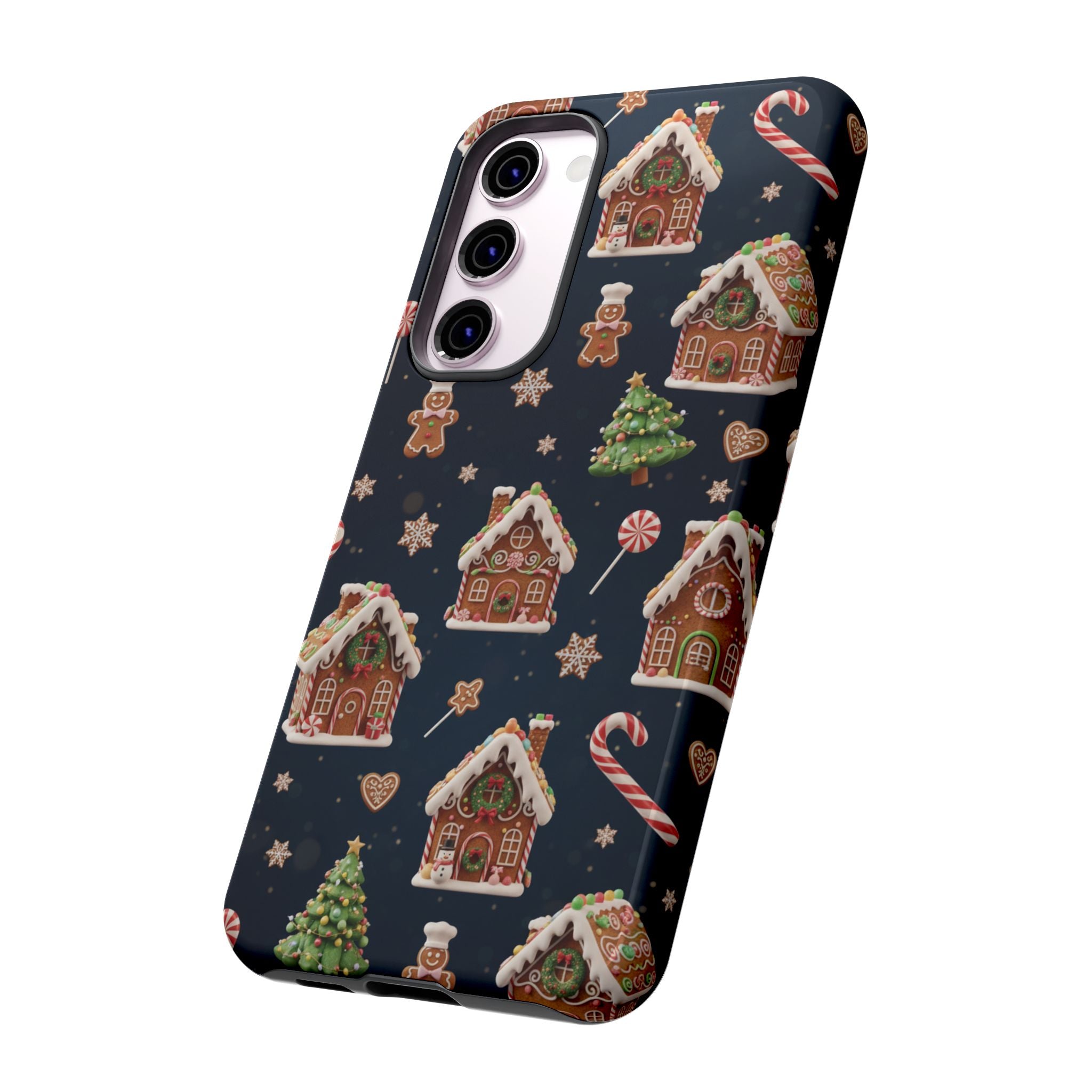 3D Gingerbread House Christmas Phone Case | Premium Holiday Gift Cover for iPhone 17, iPhone, and Samsung Galaxy Gift for Her or Him