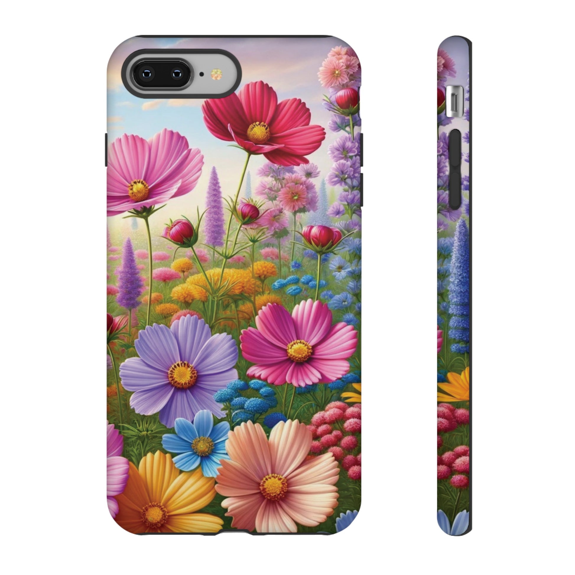 Bright Floral Phone Case Durable for iPhone Samsung Gift iPhone 15, 14, 13 Samsung Pixel Gift for Mom Accessory Gift for Her