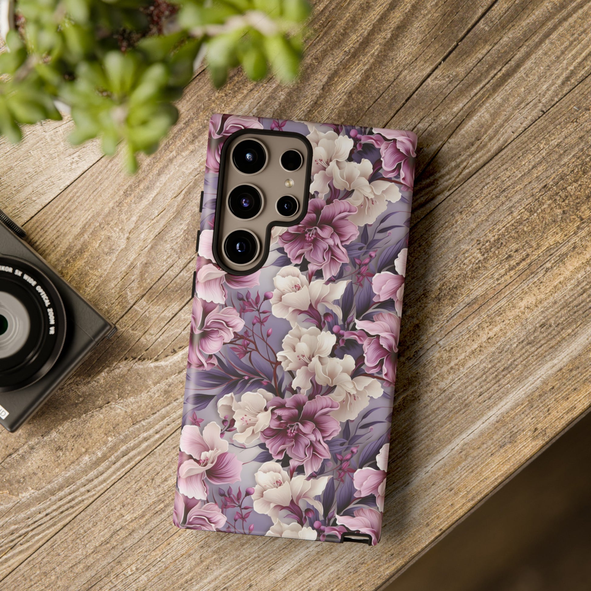 Lavender Flowers Protective Phone Case Gift for Her Phone 15, Samsung iPhone Samsung Gift for Her Case iPhone 15, Samsung