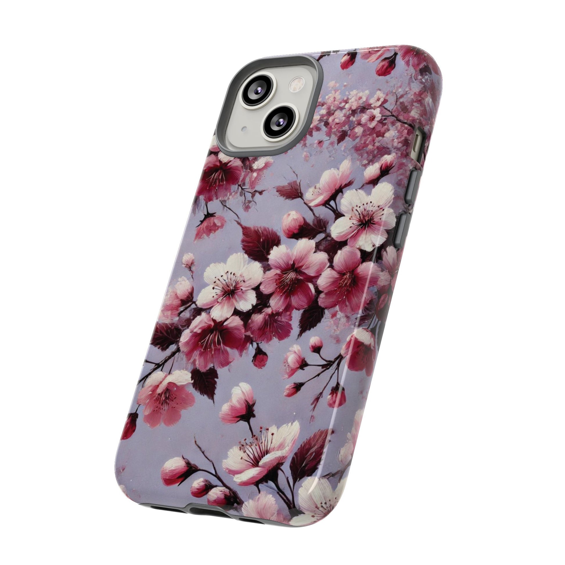 Lavender Floral Fall Phone Case for iPhone 16 pro15 14 13 12  21 23 Samsung, and Pixel | Stylish Protective Cover Gift for Her Perfect for Floral Lover