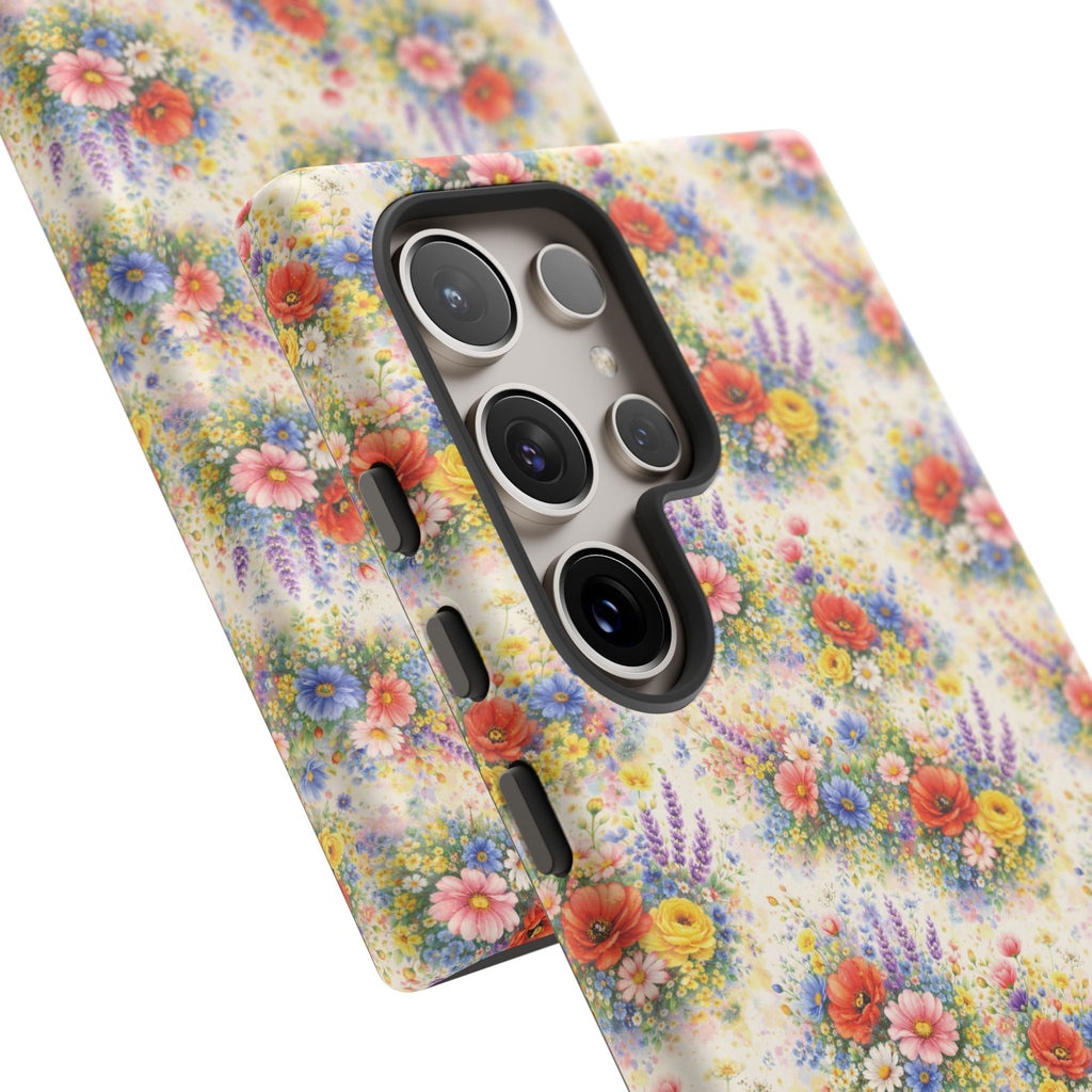 Watercolor Wildflowers Phone Case — Tough Cases