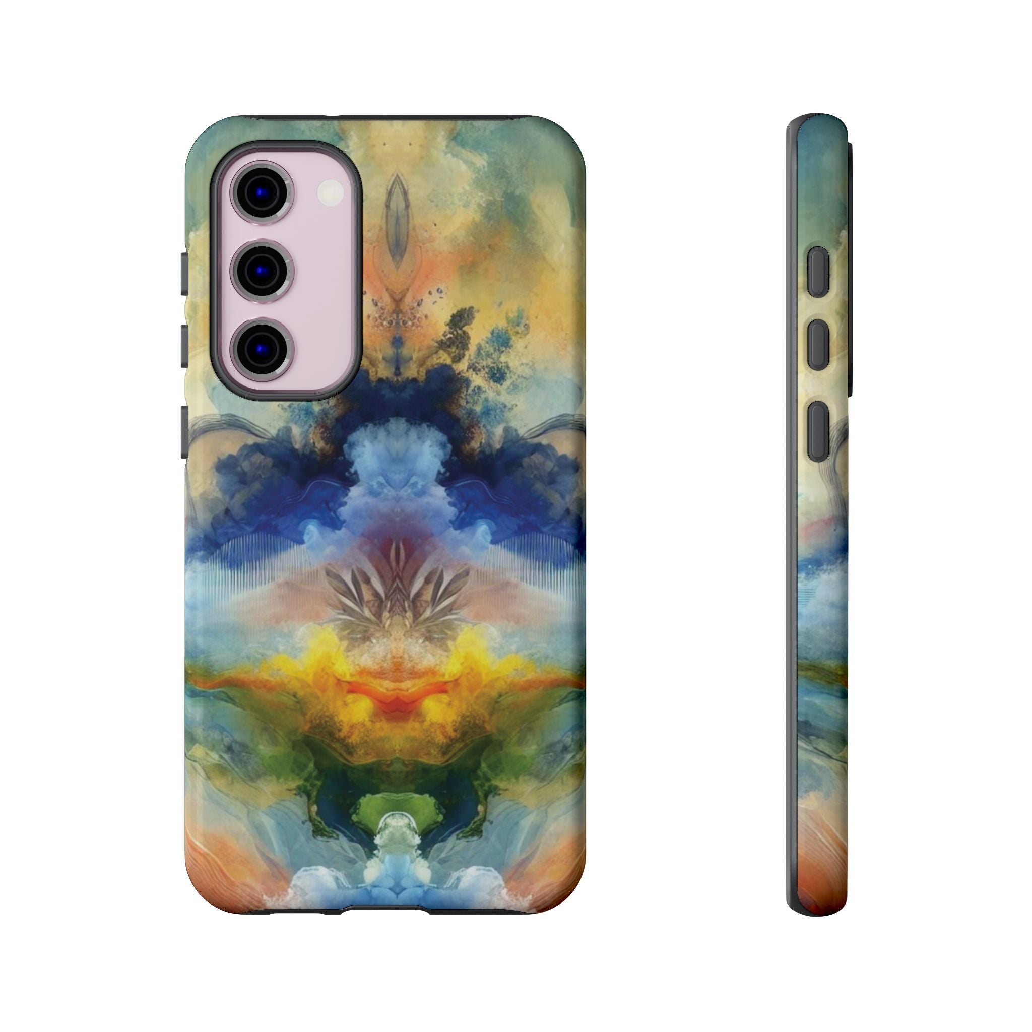 Modern Watercolor Abstract Phone Case Compatible with iPhone, Samsung & More - Stylish, Durable Protection with Vibrant Artistic Design Perfect Gift for Her