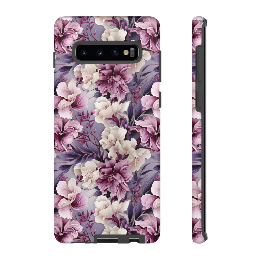 Lavender Flowers Protective Phone Case Gift for Her Phone 15, Samsung iPhone Samsung Gift for Her Case iPhone 15, Samsung