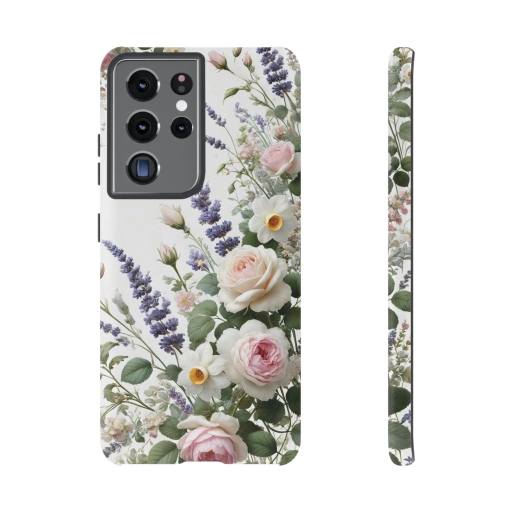 Boho Floral Fall Phone Case for iPhone 17,16  21 23 Samsung, and Pixel | Stylish Protective Cover Gift for Her Perfect for Floral Lover