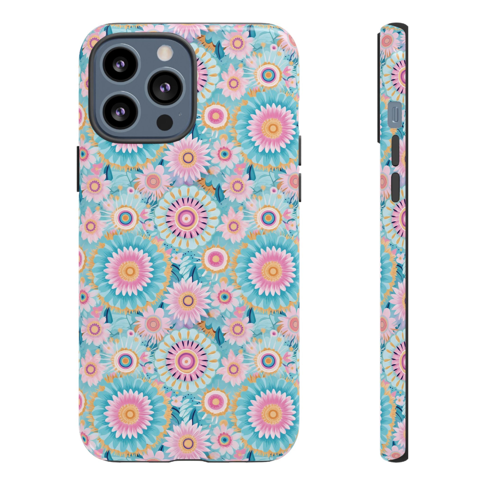 Boho Modern Watercolor Abstract Phone Case Compatible with iPhone, Samsung & More - Stylish, Durable Protection with Vibrant Artistic Design Perfect Gift for Her