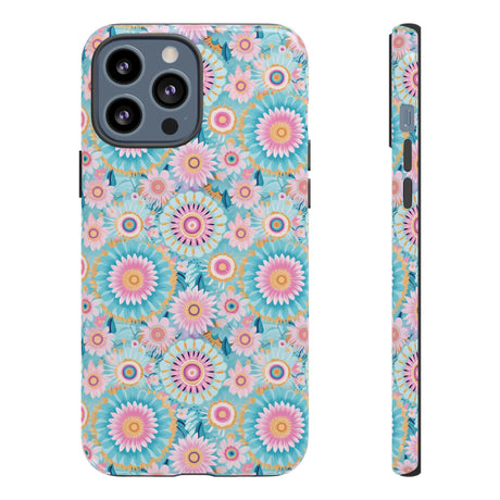 Boho Modern Watercolor Abstract Phone Case Compatible with iPhone, Samsung & More - Stylish, Durable Protection with Vibrant Artistic Design Perfect Gift for Her