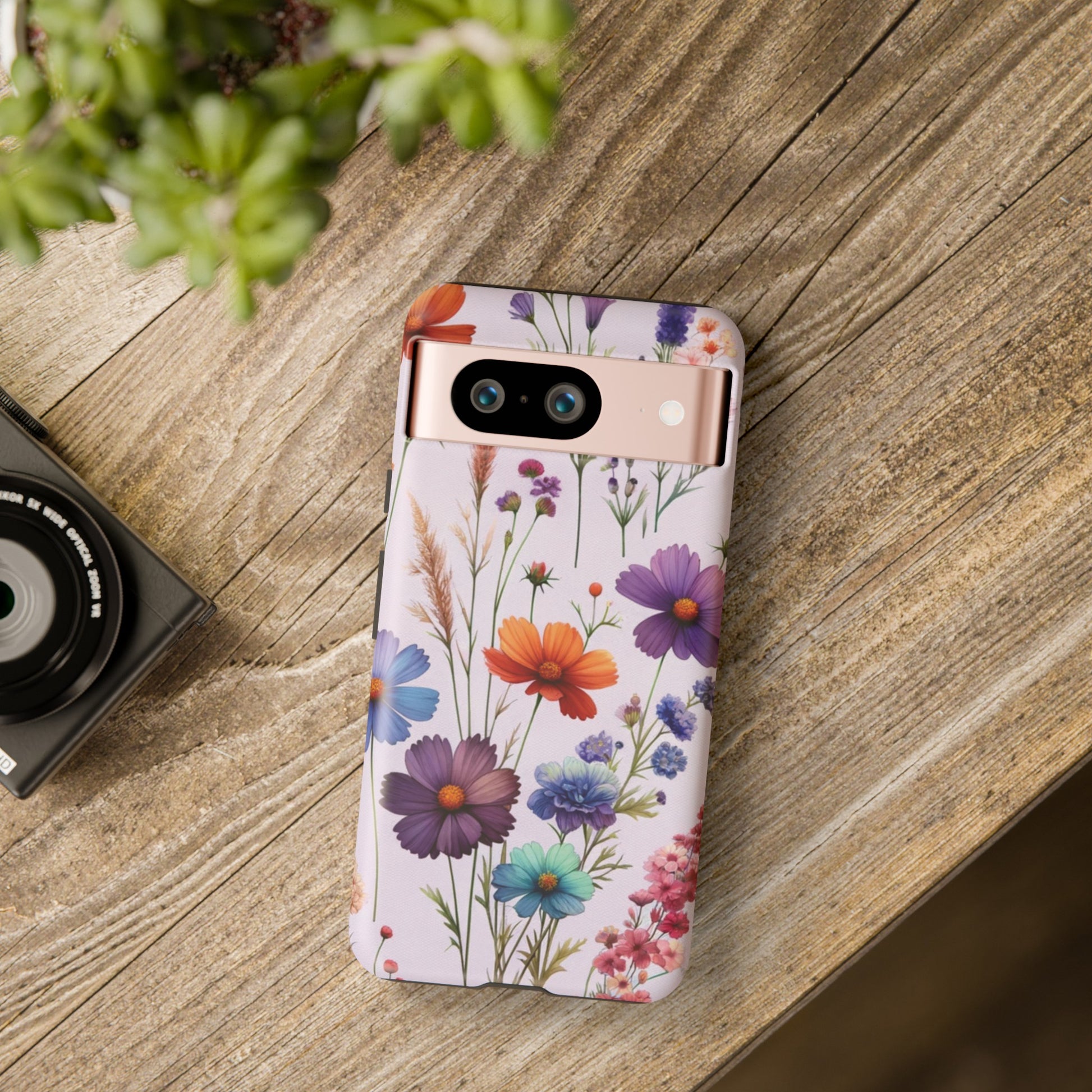 Lavender Wildflowers Protective Phone Case Gift for Her Phone 15, Samsung iPhone Samsung Gift for Her Case iPhone 15, Samsung iPhone Samsung Accessory Gift for Her.