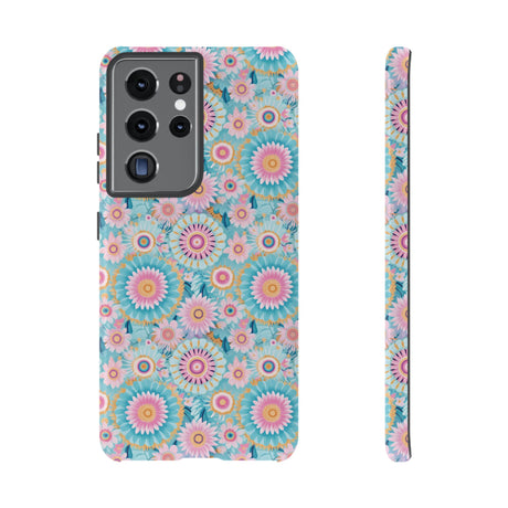 Boho Modern Watercolor Abstract Phone Case Compatible with iPhone, Samsung & More - Stylish, Durable Protection with Vibrant Artistic Design Perfect Gift for Her