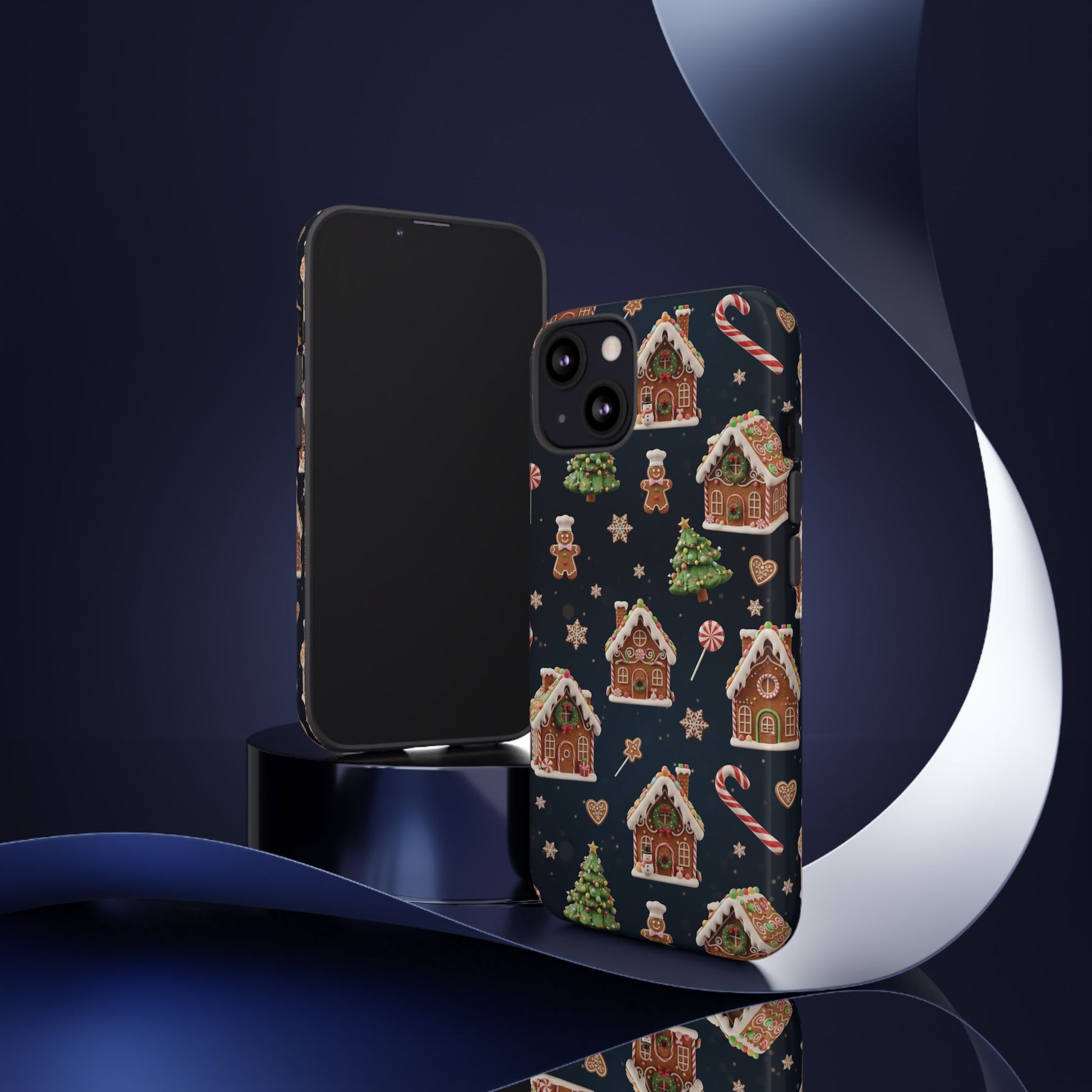 3D Gingerbread House Christmas Phone Case | Premium Holiday Gift Cover for iPhone 17, iPhone, and Samsung Galaxy Gift for Her or Him