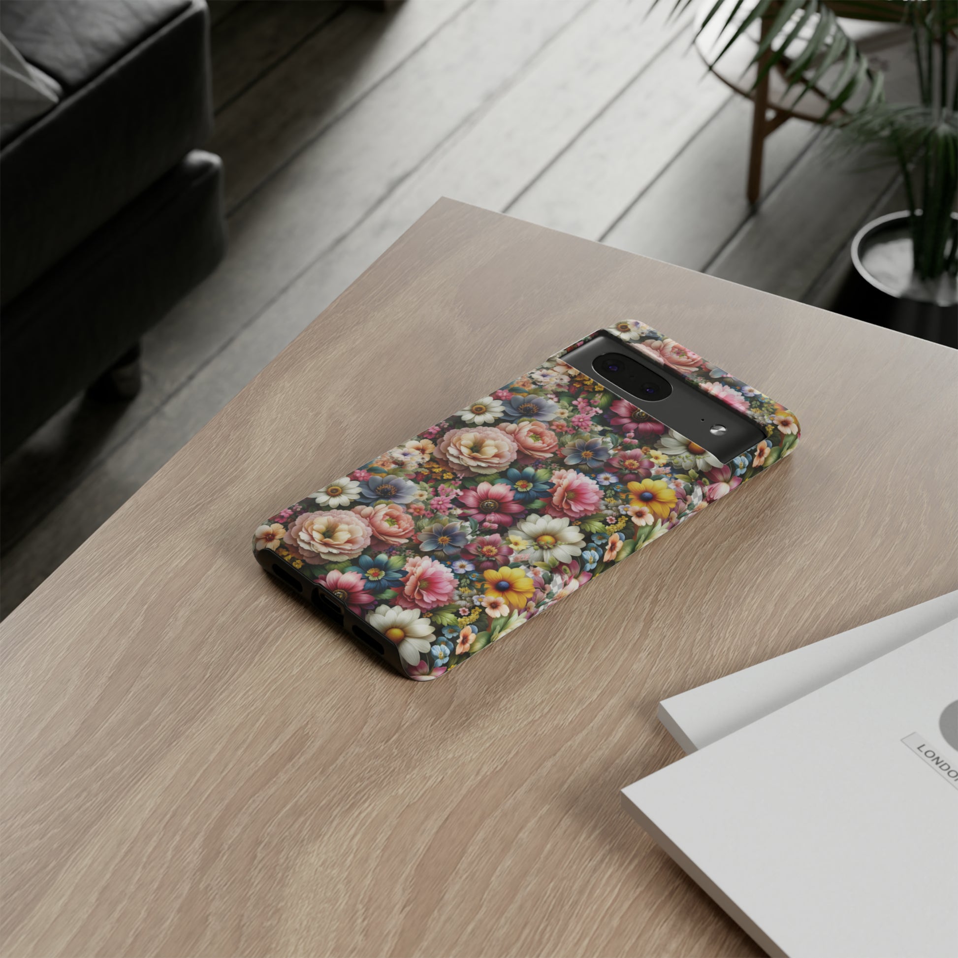 Floral Luxury Phone Tough Case Floral Elegant Durable Stylish for Modern Devices iPhone 15, Samsung iPhone Samsung Accessory Gift for Her.
