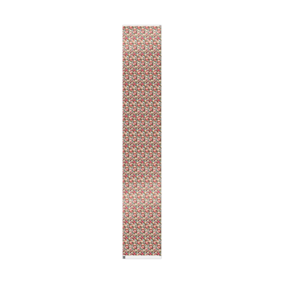 Pink Vintage Christmas Ornament Wrapping Paper