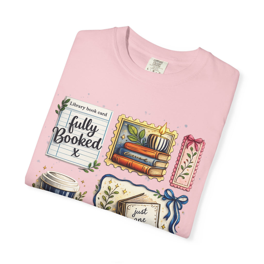 T-shirt Comfort Colors "Just One More Chapter & Coffee" – Confortable pour les amoureux des livres