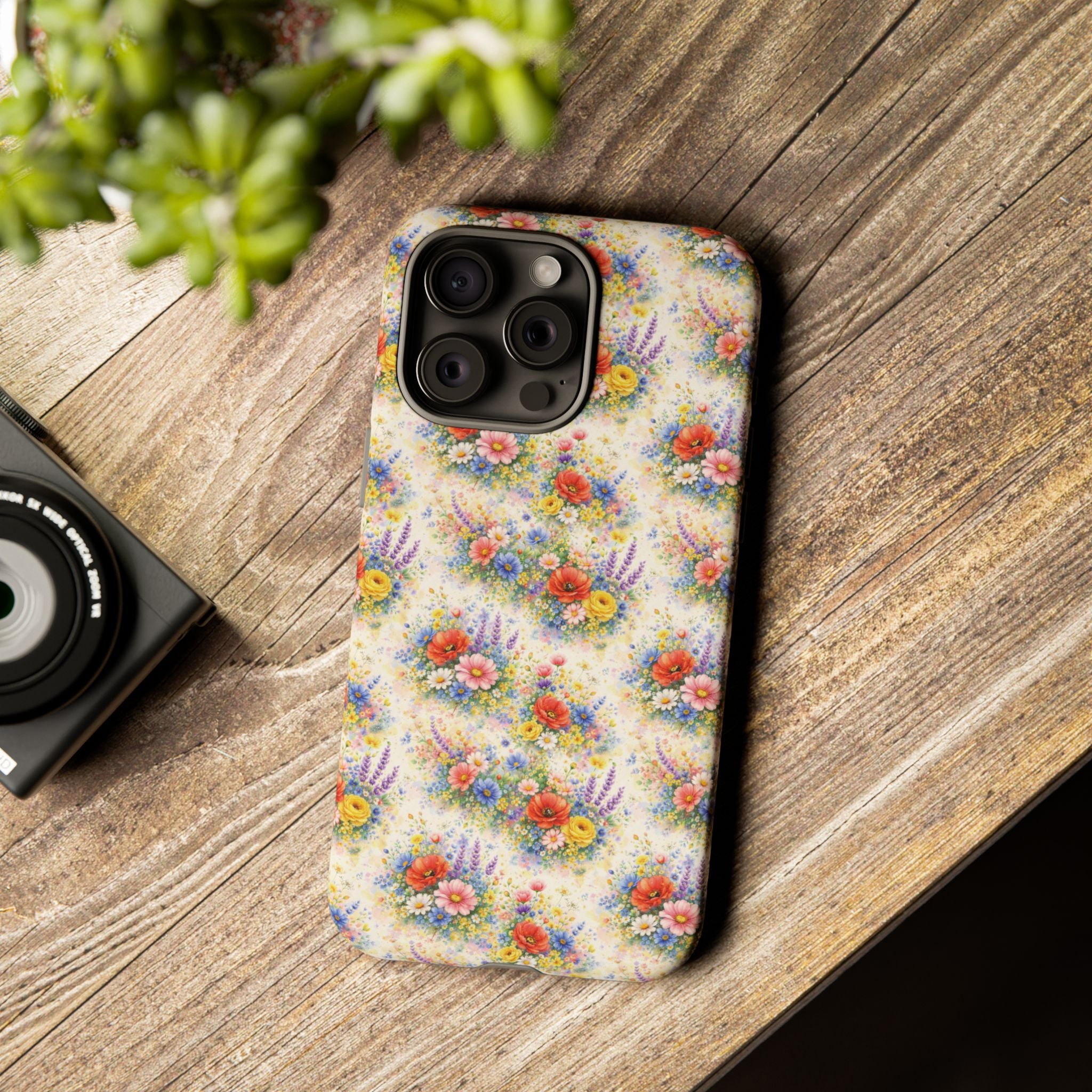 Watercolor Wildflowers Phone Case — Tough Cases