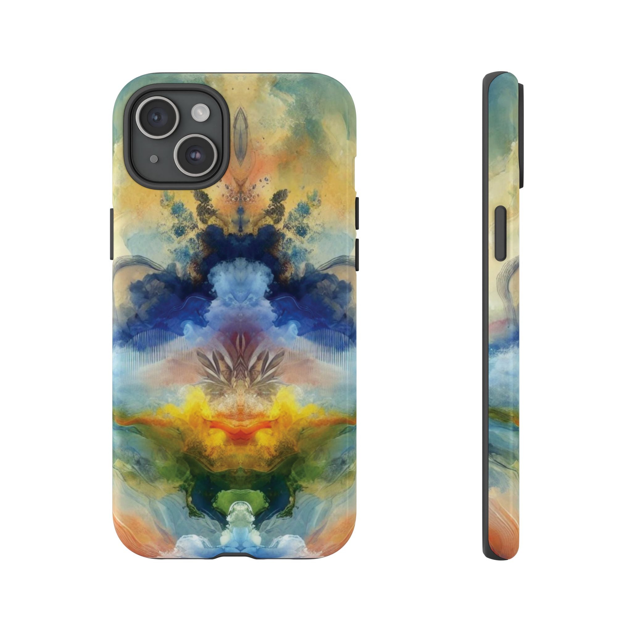 Modern Watercolor Abstract Phone Case Compatible with iPhone, Samsung & More - Stylish, Durable Protection with Vibrant Artistic Design Perfect Gift for Her