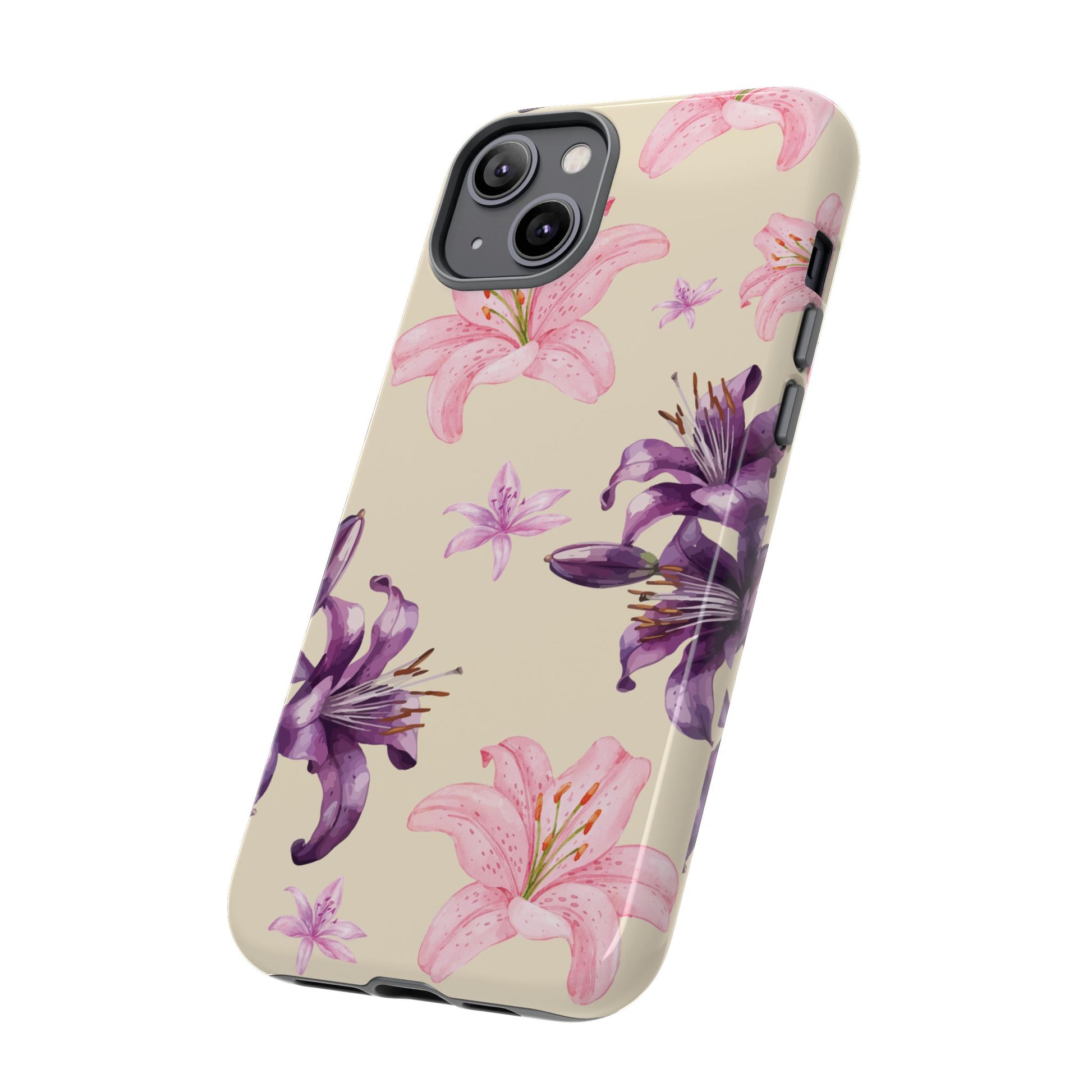 Blooming Tiger Lily Phone Case - Compatible with iPhone, Samsung, and Pixel | Stylish Protective Cover Gift for Her Perfect for Floral Lover