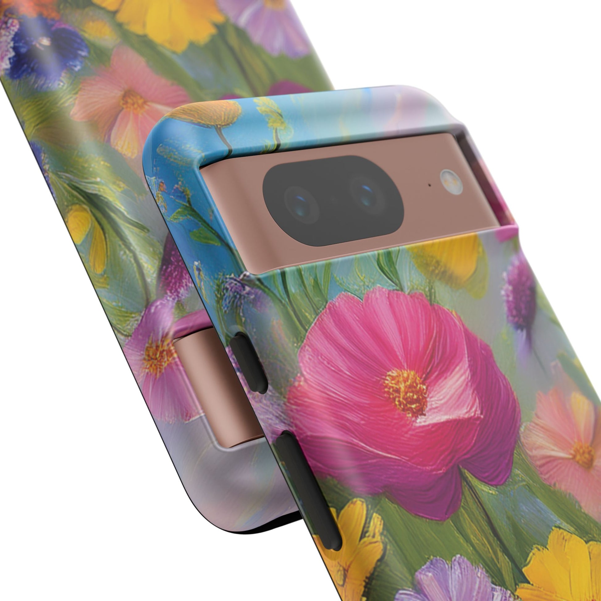 Vibrant Wildflower Painting Phone Case Hand-Painted Floral Art Design | Bright Nature-Inspired Cover | Perfect Gift for Flower Lovers iPhone & Galaxy