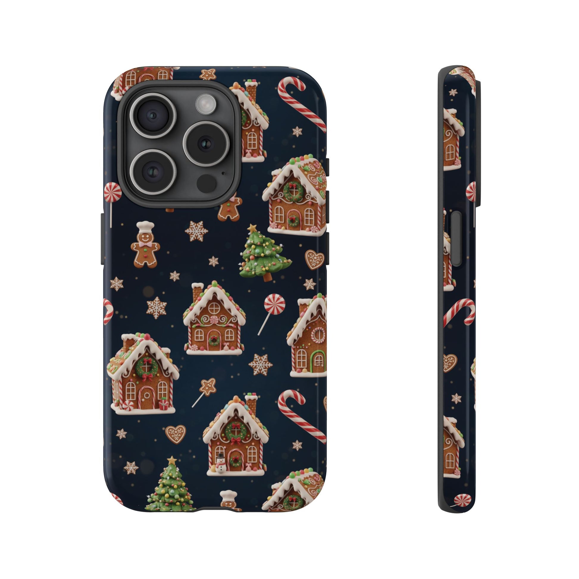 3D Gingerbread House Christmas Phone Case | Premium Holiday Gift Cover for iPhone 17, iPhone, and Samsung Galaxy Gift for Her or Him