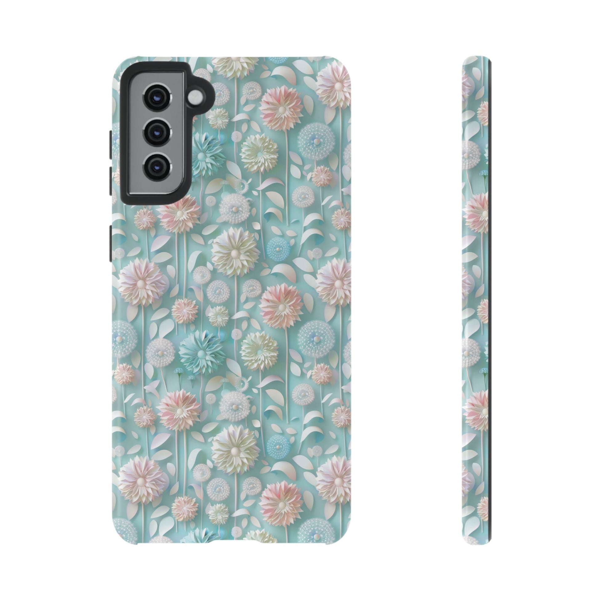 Pastel Floral Phone Case for iPhone & Samsung | Elegant and Slim Design with Shockproof Protection | Durable, Scratch-Resistant, and Lightweight | Stylish Accessory