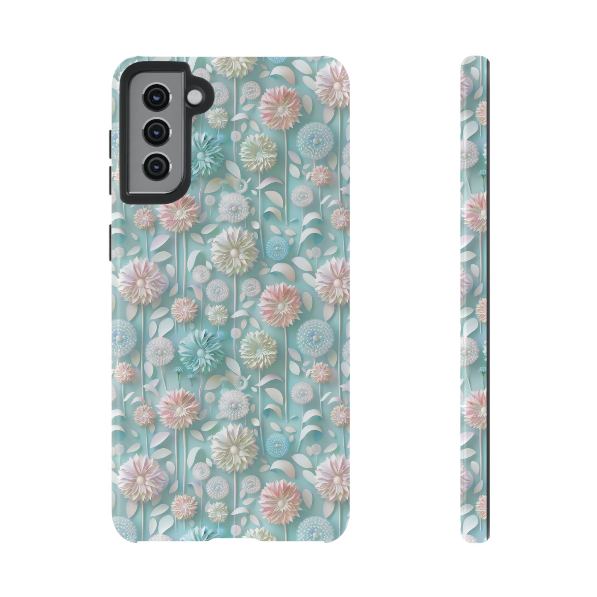 Pastel Floral Phone Case for iPhone & Samsung | Elegant and Slim Design with Shockproof Protection | Durable, Scratch-Resistant, and Lightweight | Stylish Accessory