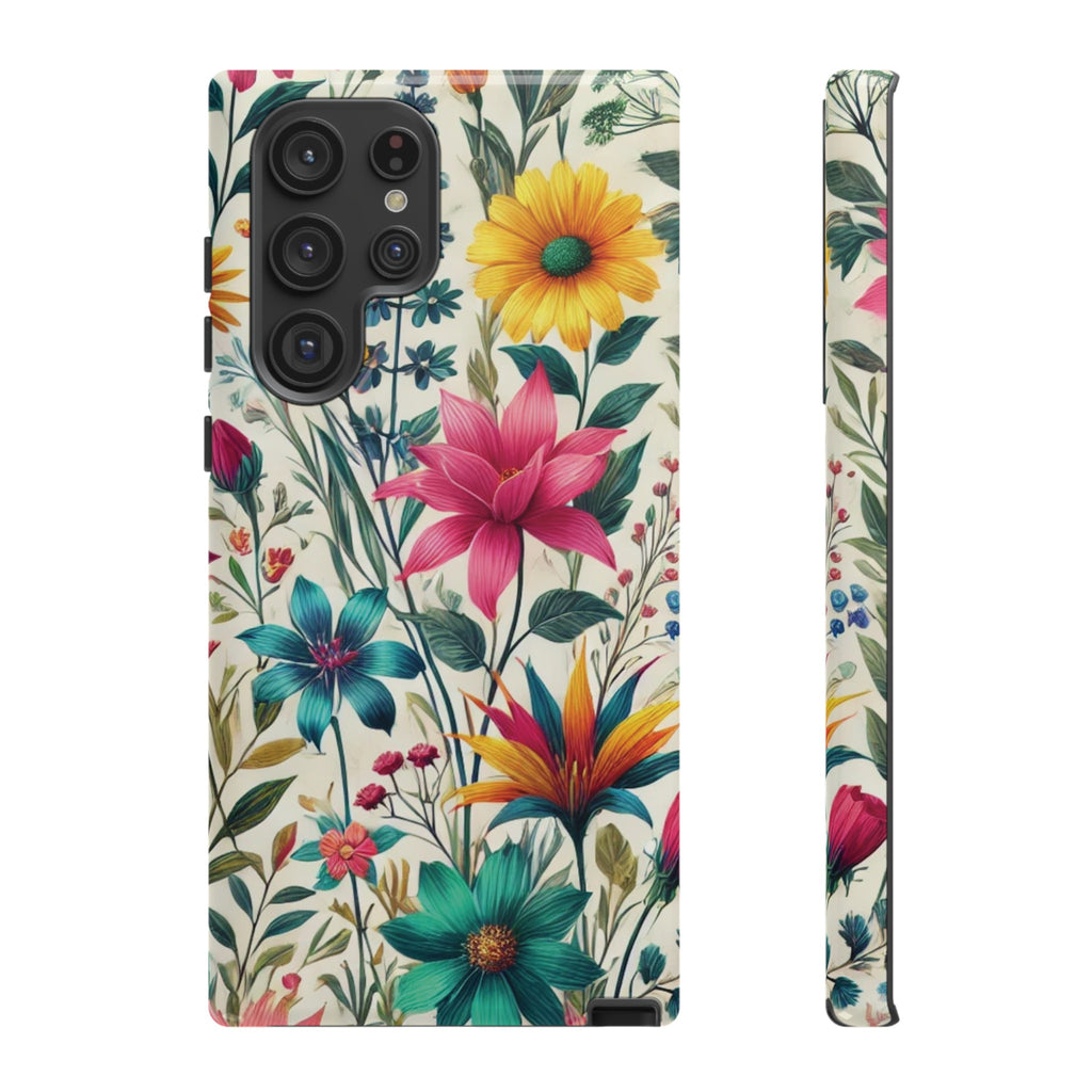 Wildflowers Boho Chic Design Phone Case - Stylish, Protective Cover for All Models Gift for Mom Accessory Gift for Her