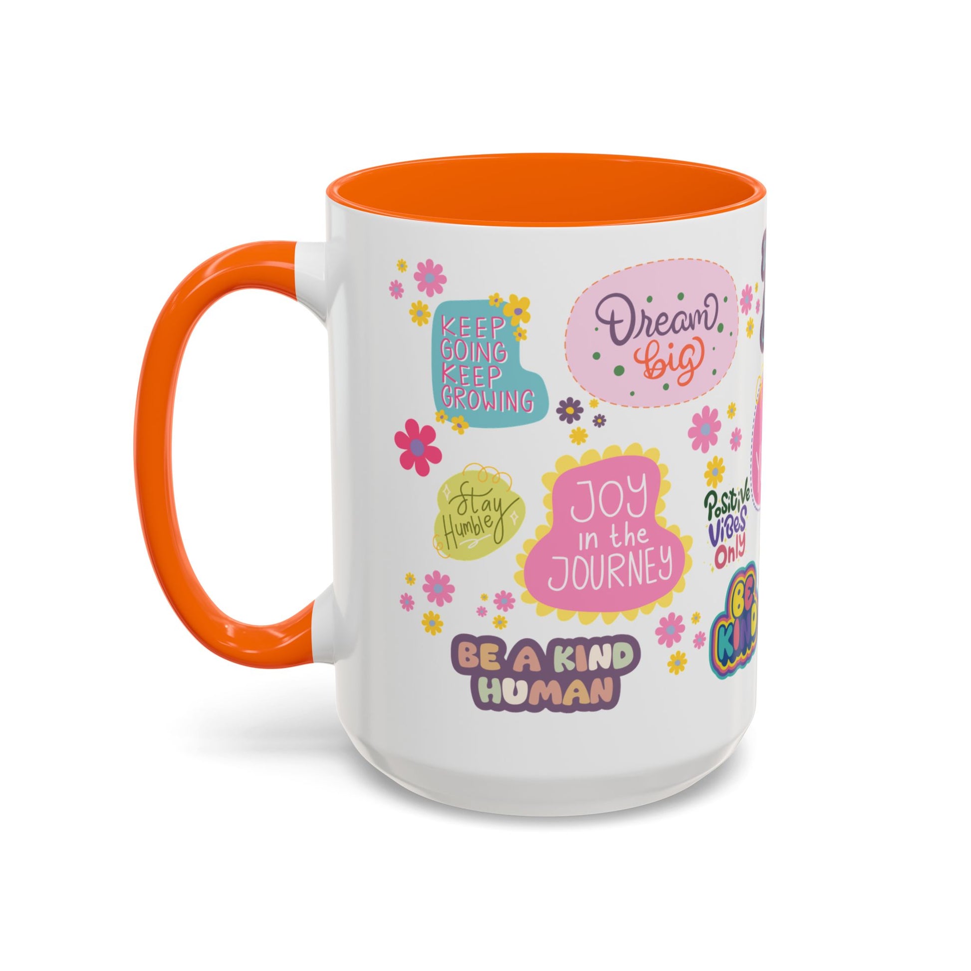 Good Vibes Only Coffee Mug 11 & 15 oz Ceramic Inspirational Cup, Positive Affirmation Gift for Mom, Teacher & Coworker | Morning Motivation Mother's Day, or Cozy Spring Mornings