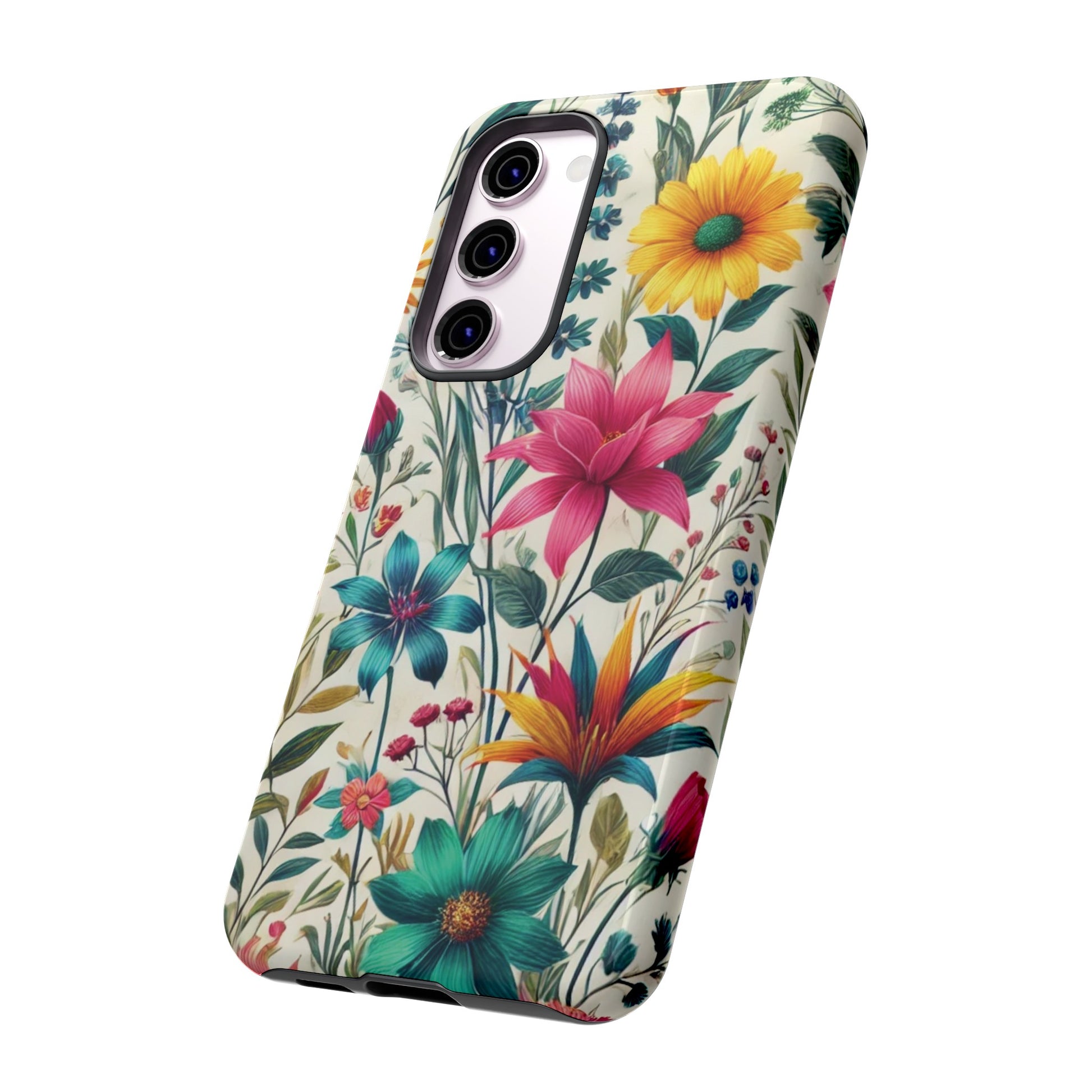 Wildflowers Boho Chic Design Phone Case - Stylish, Protective Cover for All Models Gift for Mom Accessory Gift for Her