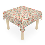 Floral Tablecloth Perfect for Adding a Botanical Touch to Any Dining Room, Kitchen Table or Outdoor Setting for Home, Weddings, Birthdays all Events Durable & Stylish for All Occasions.