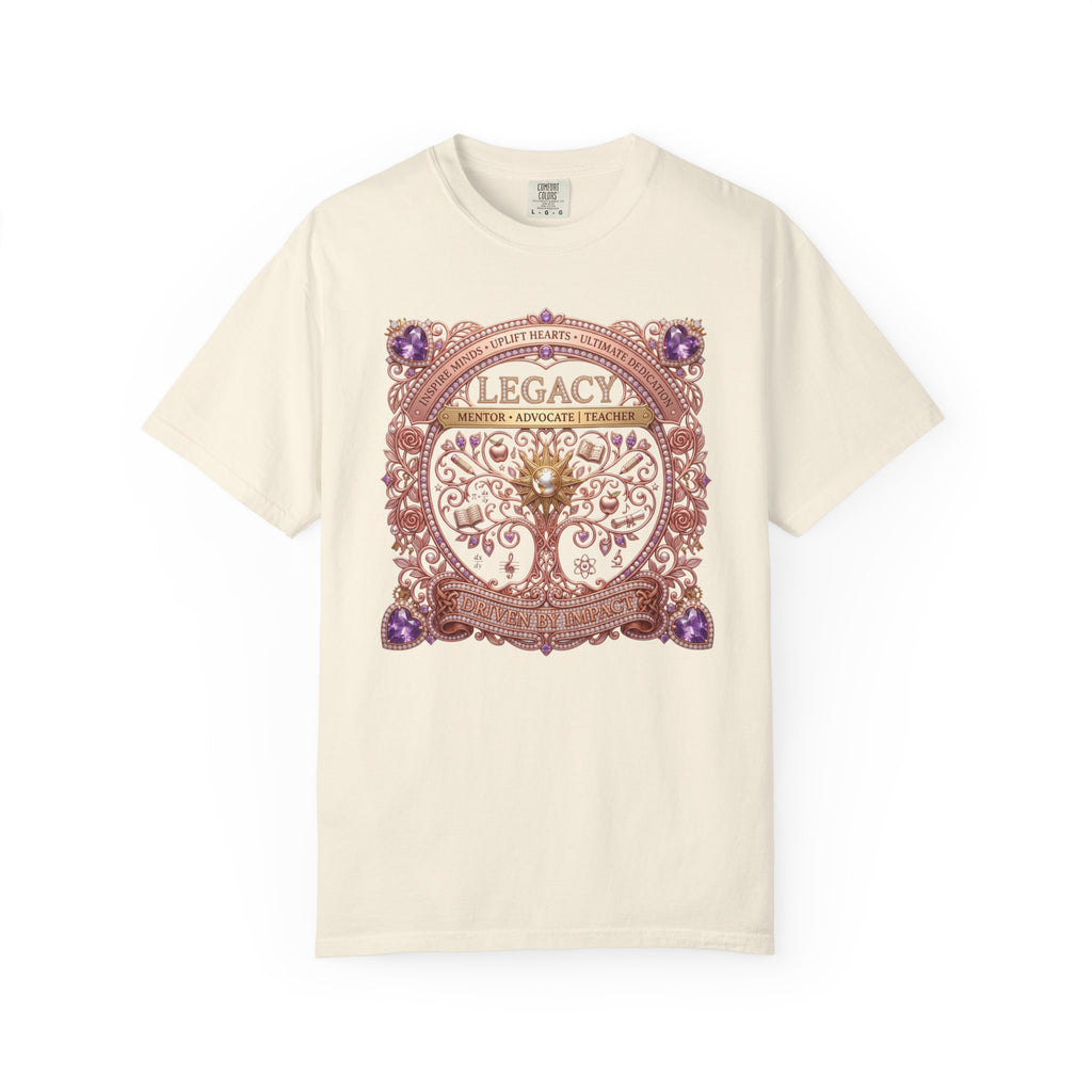 Teacher Driven by Impact Comfort Colors® T-Shirt | Inspirational Teacher Graphic TeeLegacy Family Tree T-Shirt Gift for her