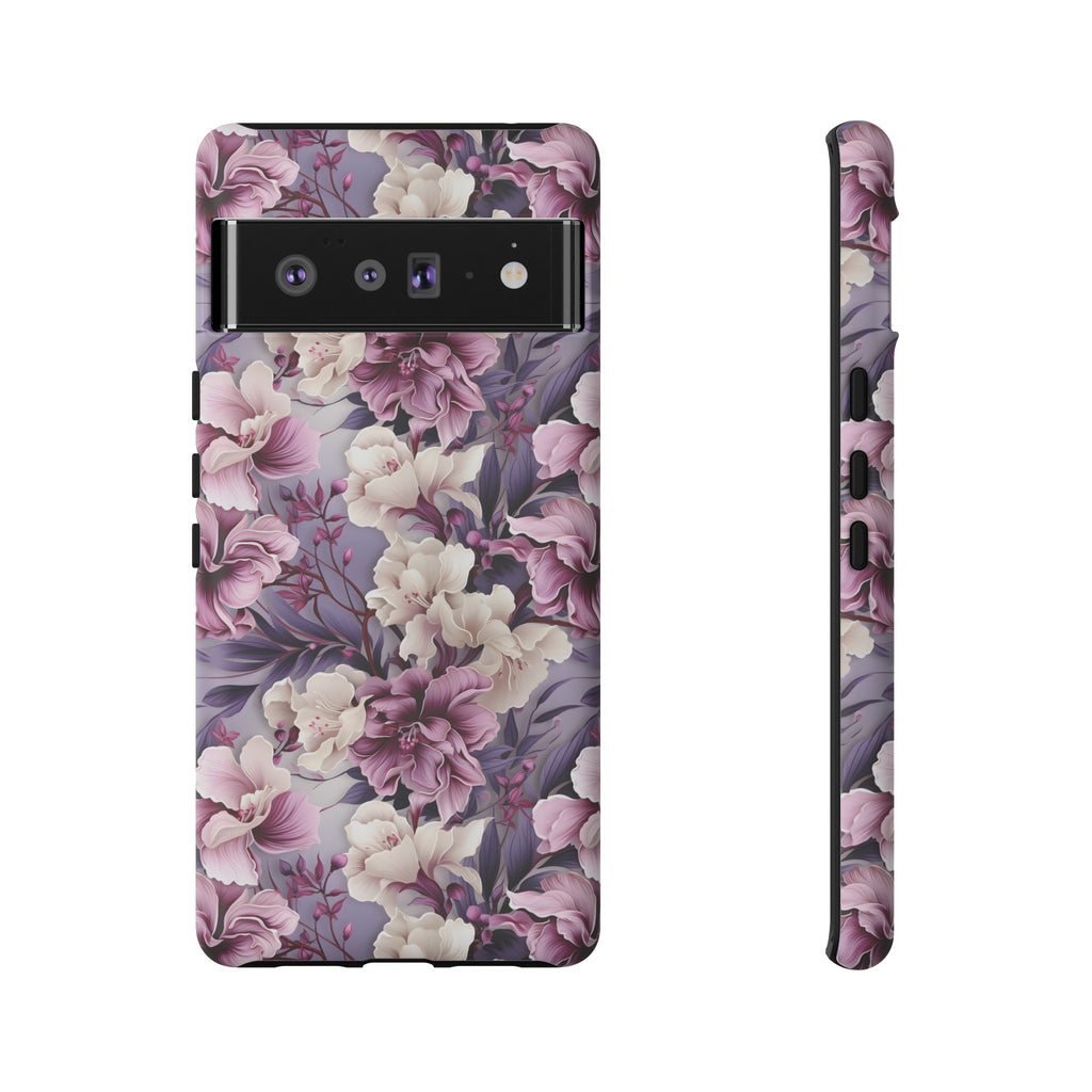 Lavender Flowers Protective Phone Case Gift for Her Phone 15, Samsung iPhone Samsung Gift for Her Case iPhone 15, Samsung