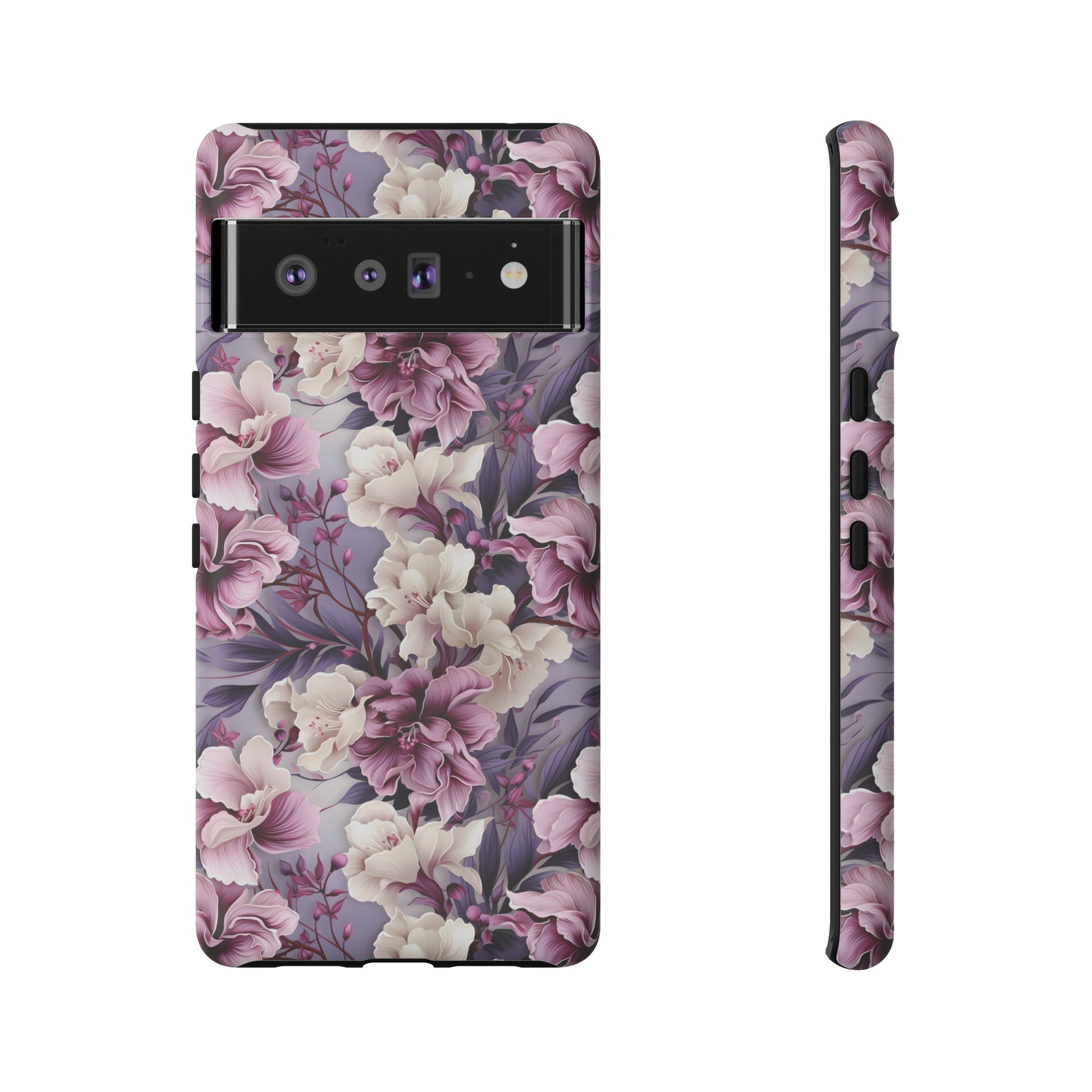 Lavender Flowers Protective Phone Case Gift for Her Phone 15, Samsung iPhone Samsung Gift for Her Case iPhone 15, Samsung
