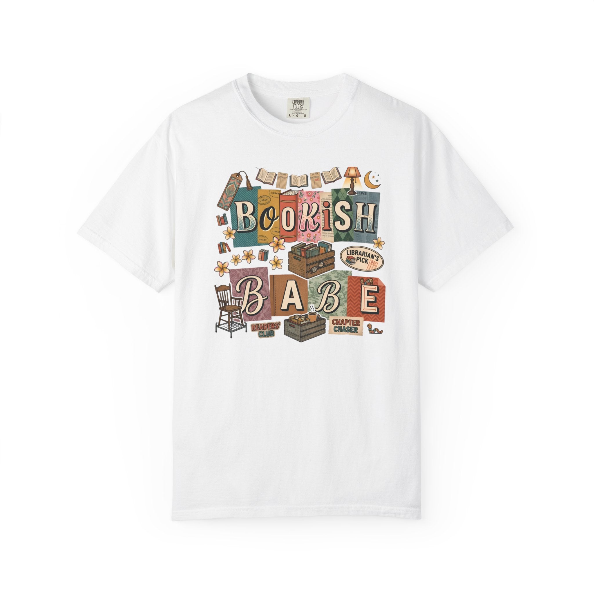 Bookish Babe Reader T-Shirt — Book Lover Tee for Teachers & Avid Readers