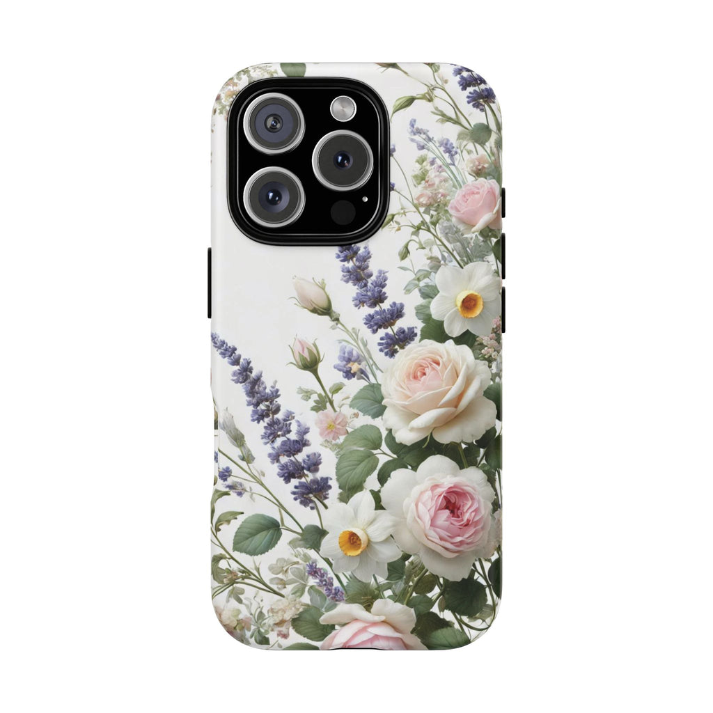 Boho Floral Fall Phone Case for iPhone 17,16  21 23 Samsung, and Pixel | Stylish Protective Cover Gift for Her Perfect for Floral Lover