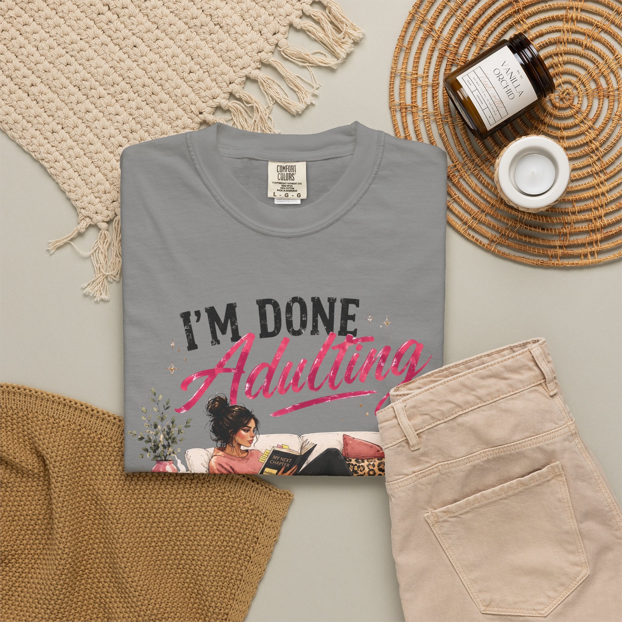 I'm DONE Adulting T-Shirt — Funny Sarcastic Graphic Tee