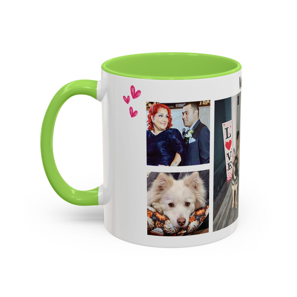 Personalized Photo Collage Coffee Mug, Custom Image Gift for Mom, Mother's Day Present, Colorful 15oz Cup, Birthday Mug, Custom Picture Mug Perfect Giift