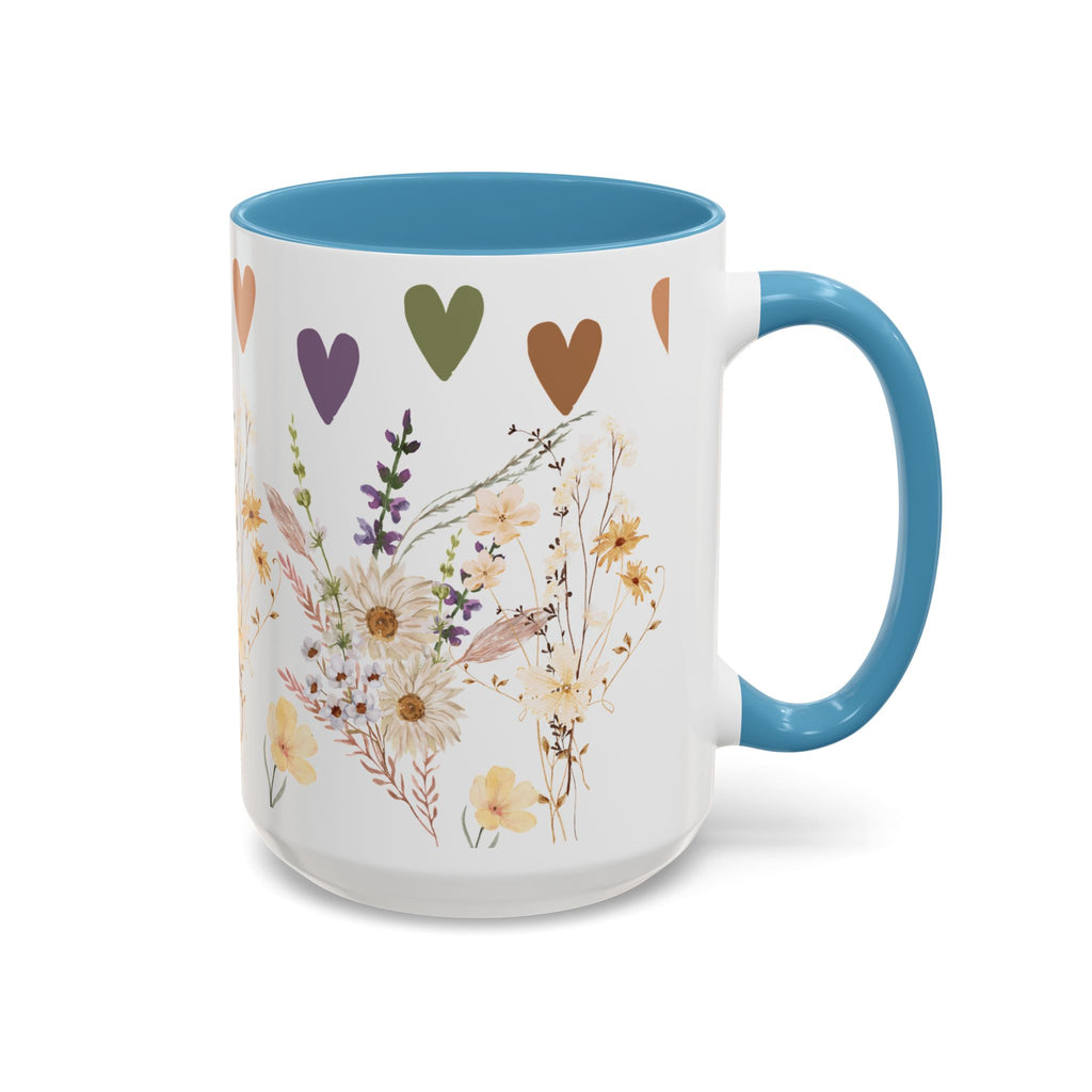 Wildflower Ceramic Mug Elegant Gift for Coffee or Tea Lovers Perfect for Mothers Day Birthdays and Adding Charm to Any Kitchen Gift