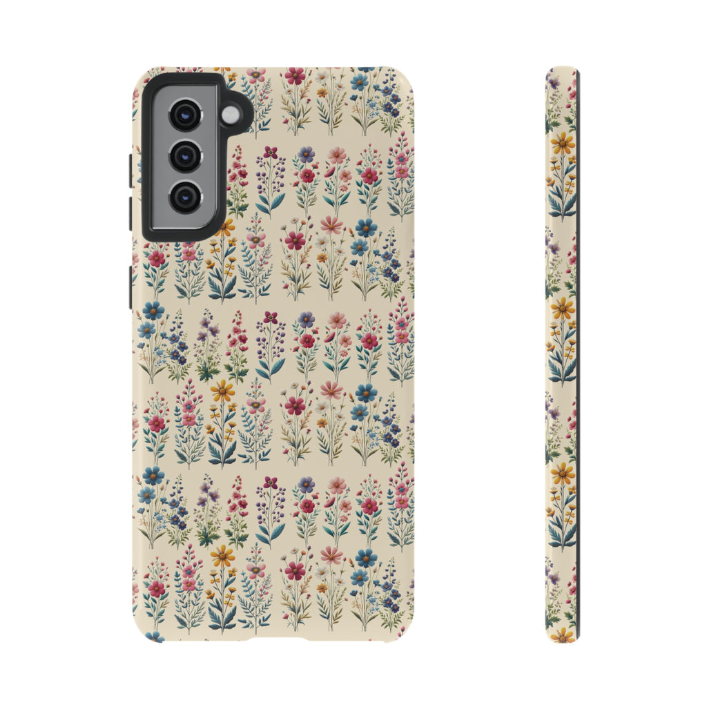 Best Beautiful Wildflower Phone Case Floral Design for iPhone, Galaxy, and Google Durable Protection Gift for Her Case iPhone 15, Samsung iPhone Gift for Her