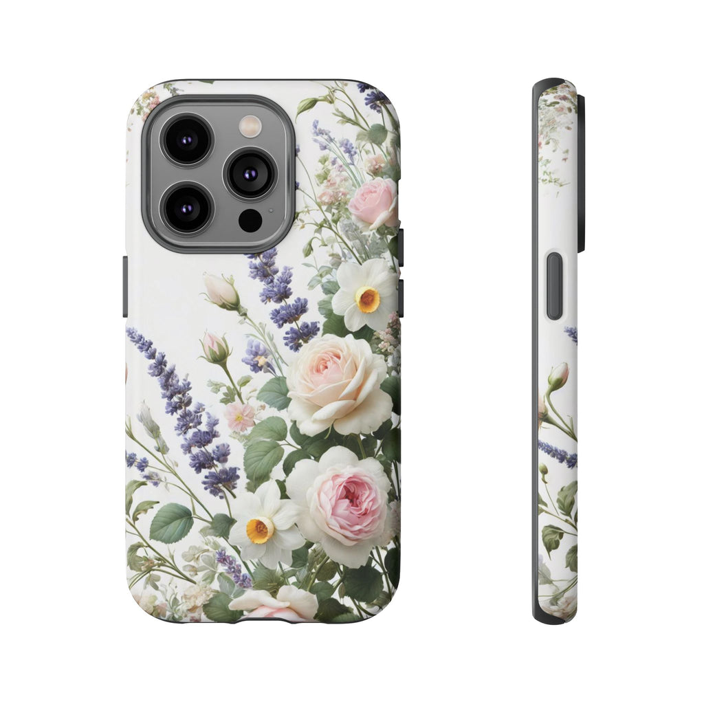 Boho Floral Fall Phone Case for iPhone 17,16  21 23 Samsung, and Pixel | Stylish Protective Cover Gift for Her Perfect for Floral Lover