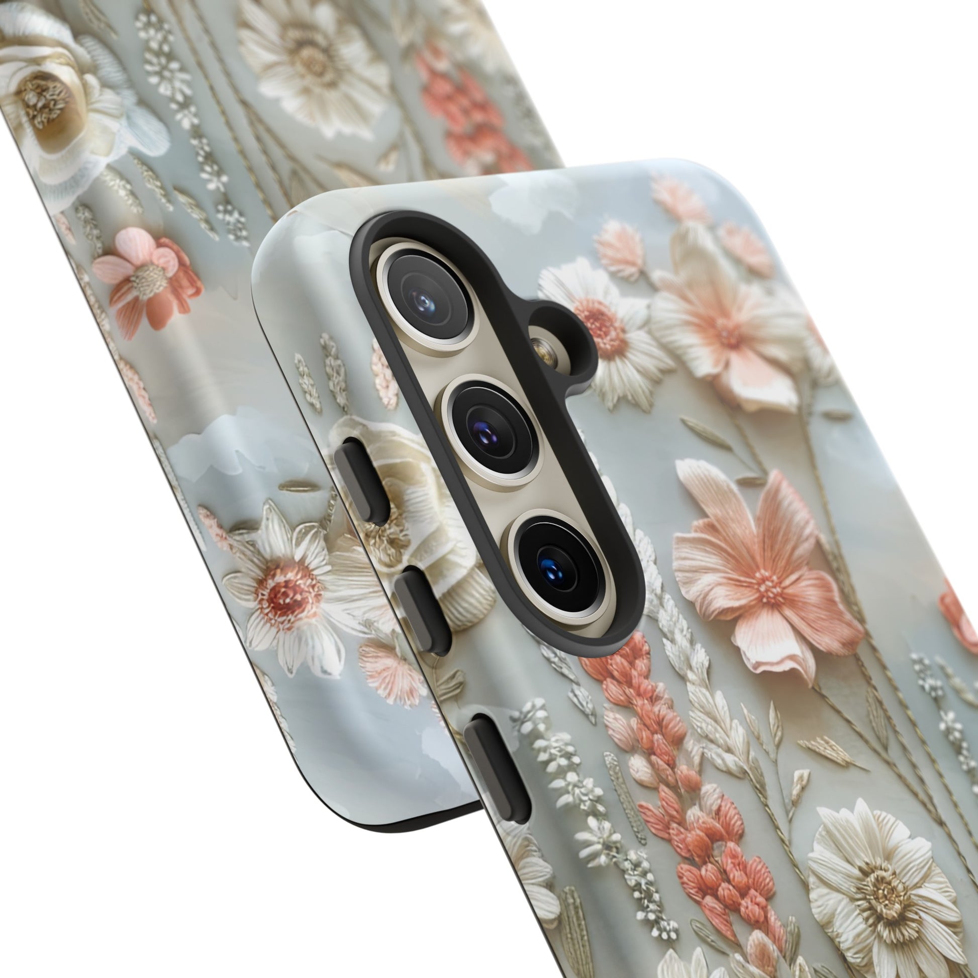 Pastel Wildflowers Protective Phone Case Gift for Her Phone 15, Samsung iPhone Samsung Gift for Her Case iPhone 15, Samsung iPhone Samsung Accessory Gift for Her