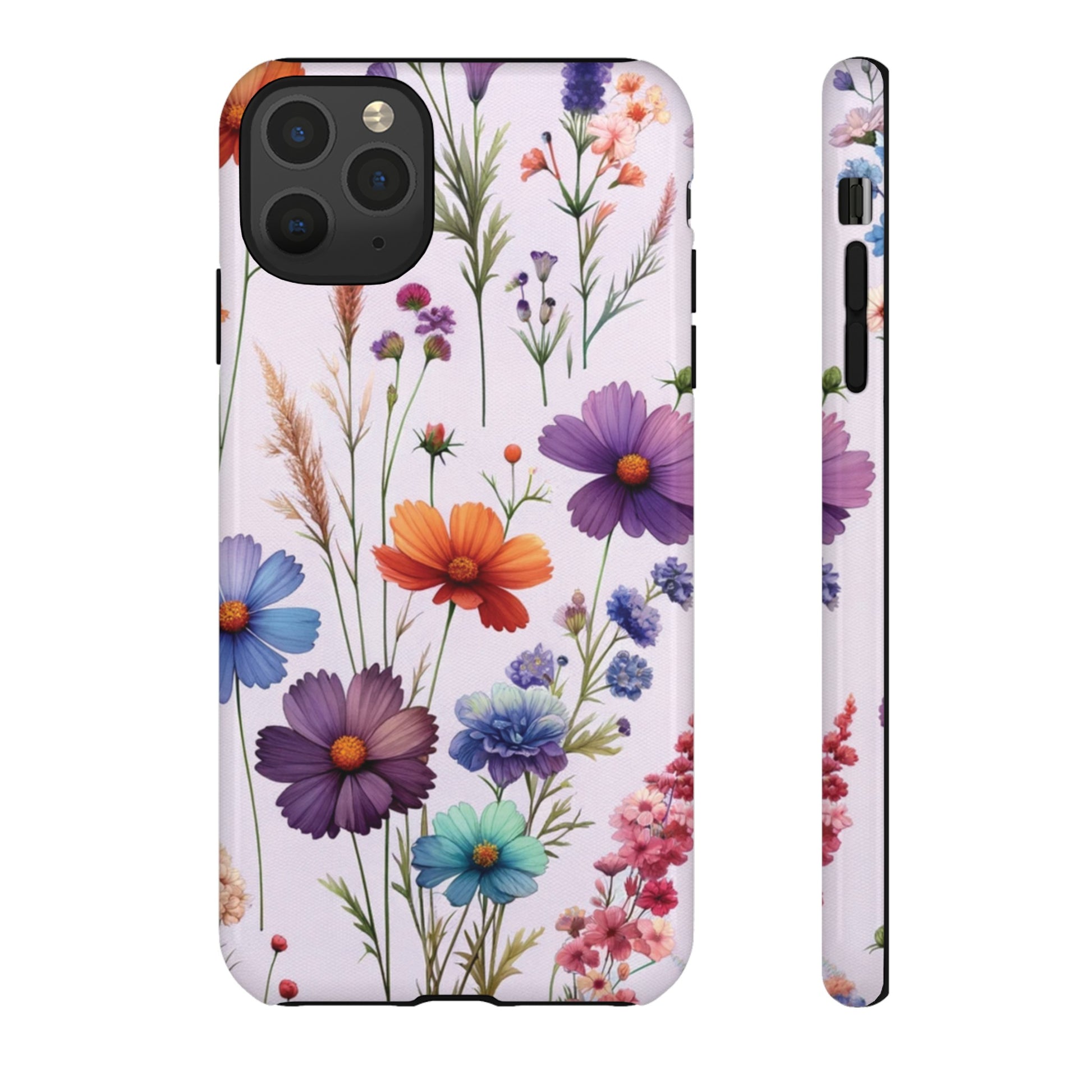 Lavender Wildflowers Protective Phone Case Gift for Her Phone 15, Samsung iPhone Samsung Gift for Her Case iPhone 15, Samsung iPhone Samsung Accessory Gift for Her.