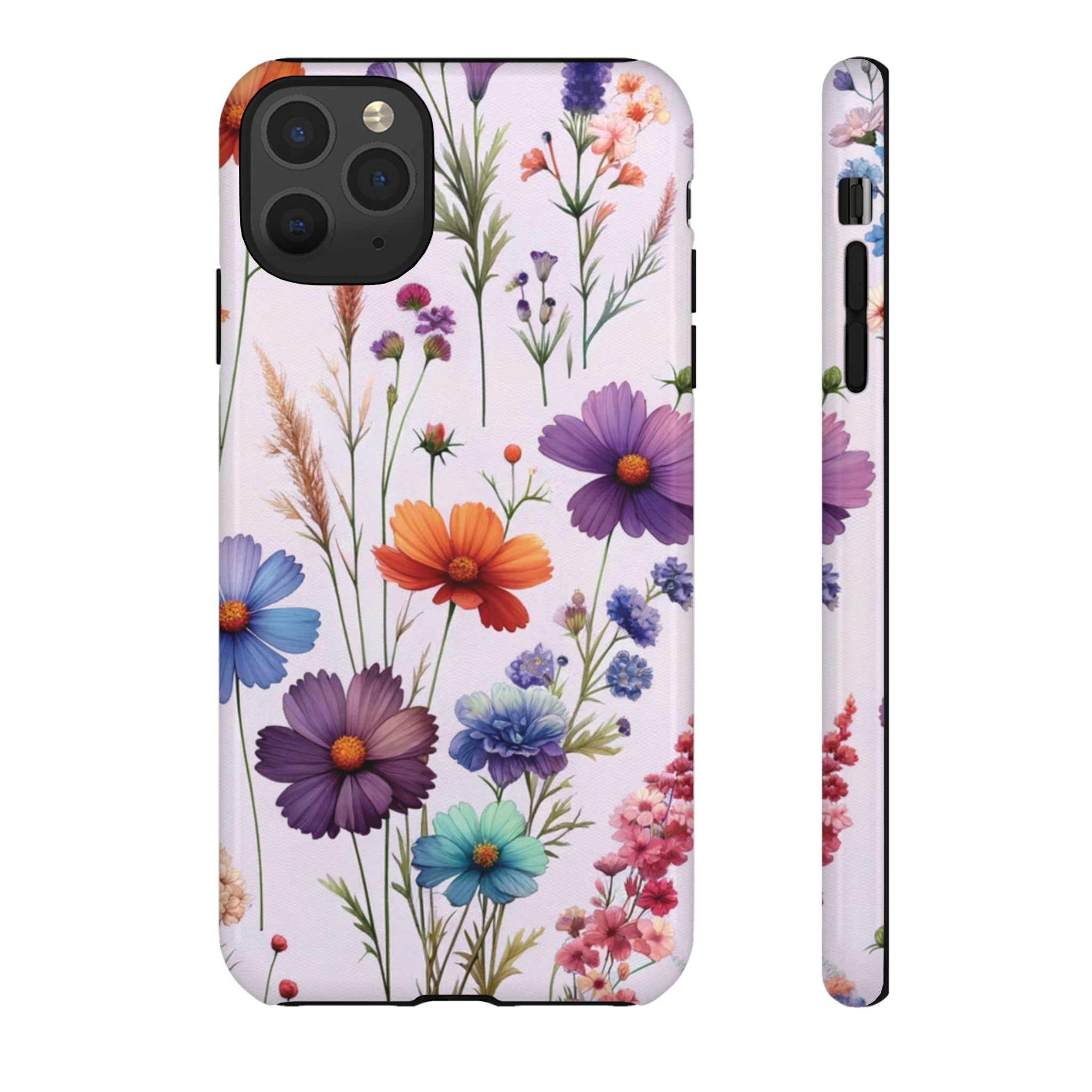 Lavender Wildflowers Protective Phone Case Gift for Her Phone 15, Samsung iPhone Samsung Gift for Her Case iPhone 15, Samsung iPhone Samsung Accessory Gift for Her.