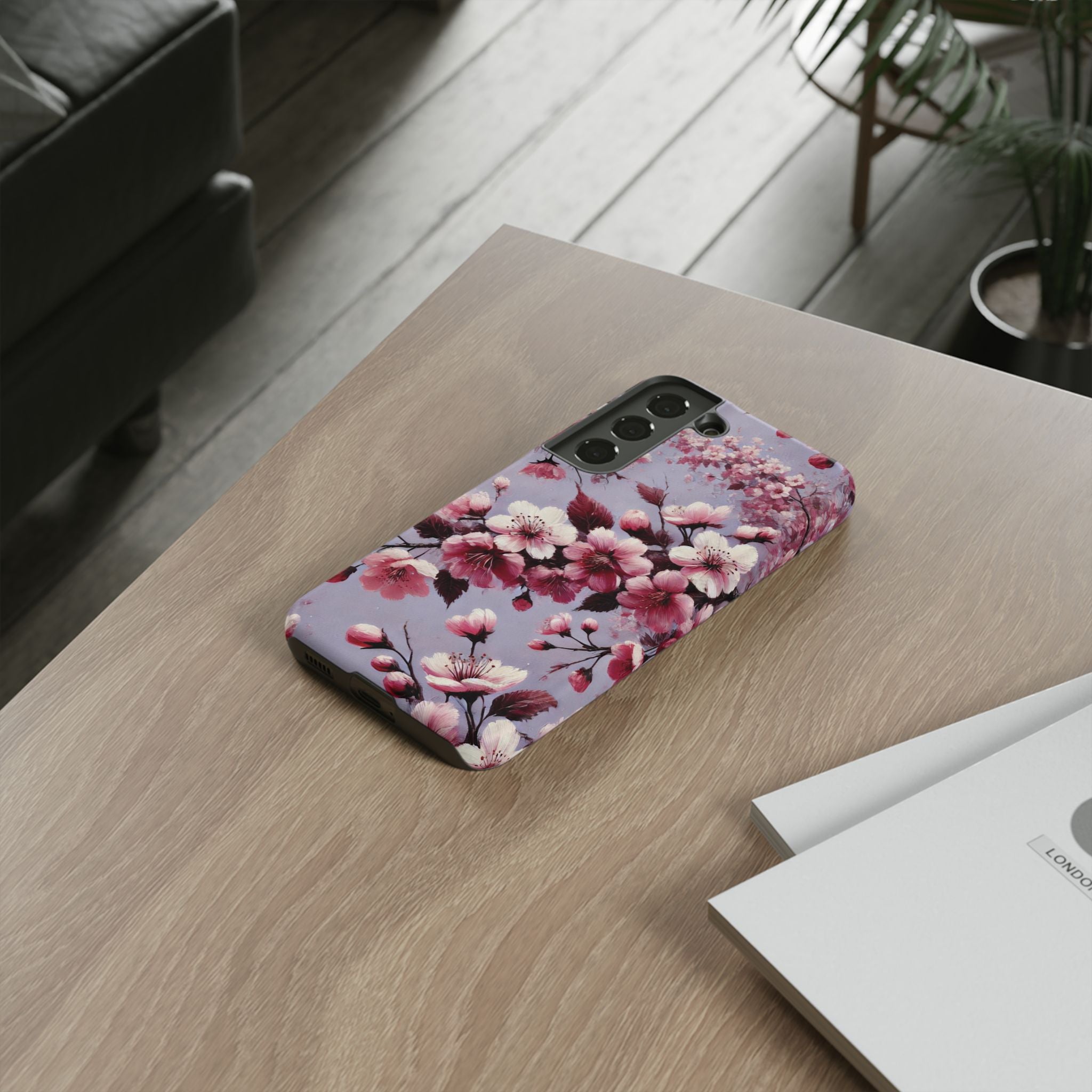 Lavender Floral Phone Case | Fall-Inspired Protective Cover for iPhone, Samsung & Pixel – Perfect Gift for Her