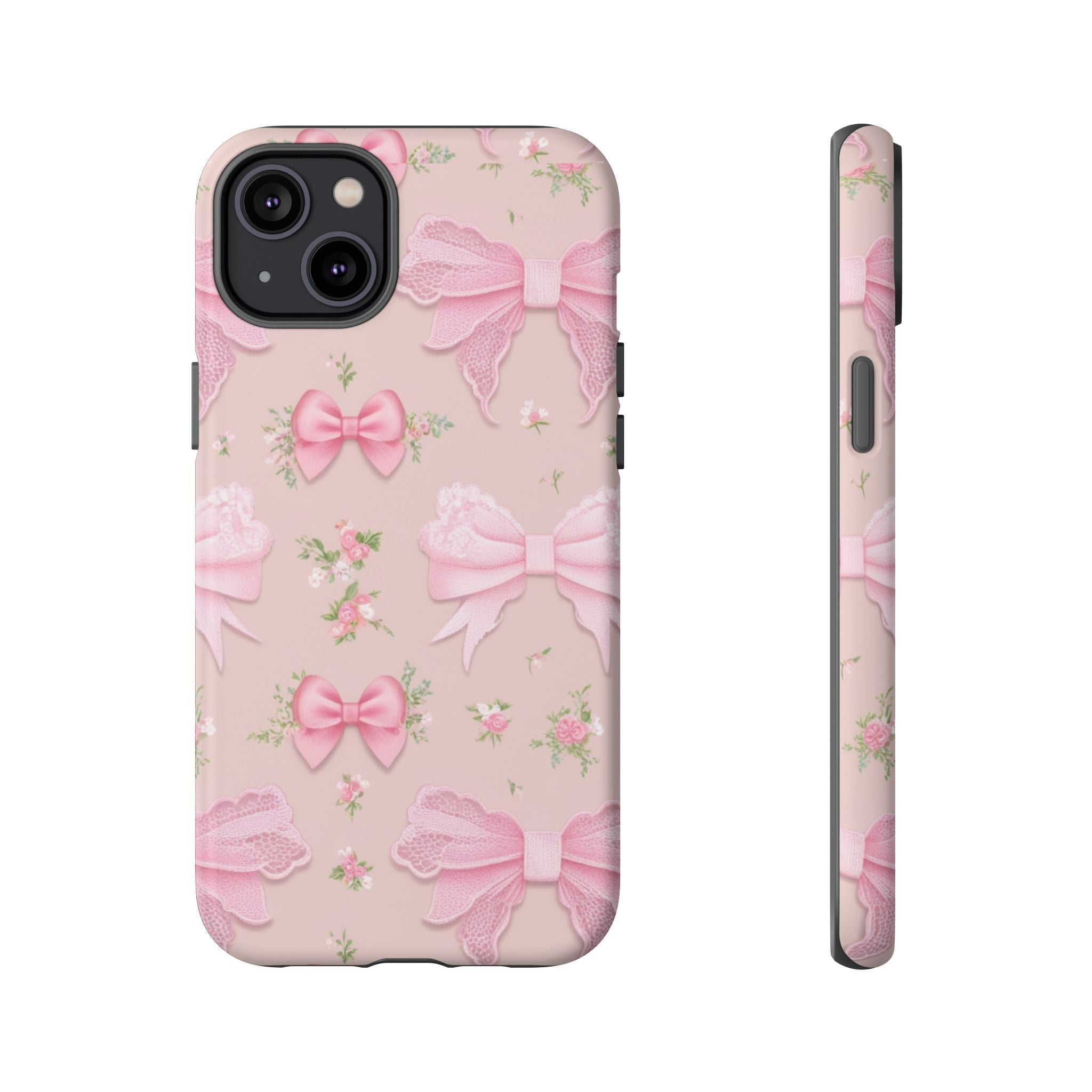 Luxury Pink Bow Phone Case – Cute & Protective Cover for iPhone & Samsung Gift for Her